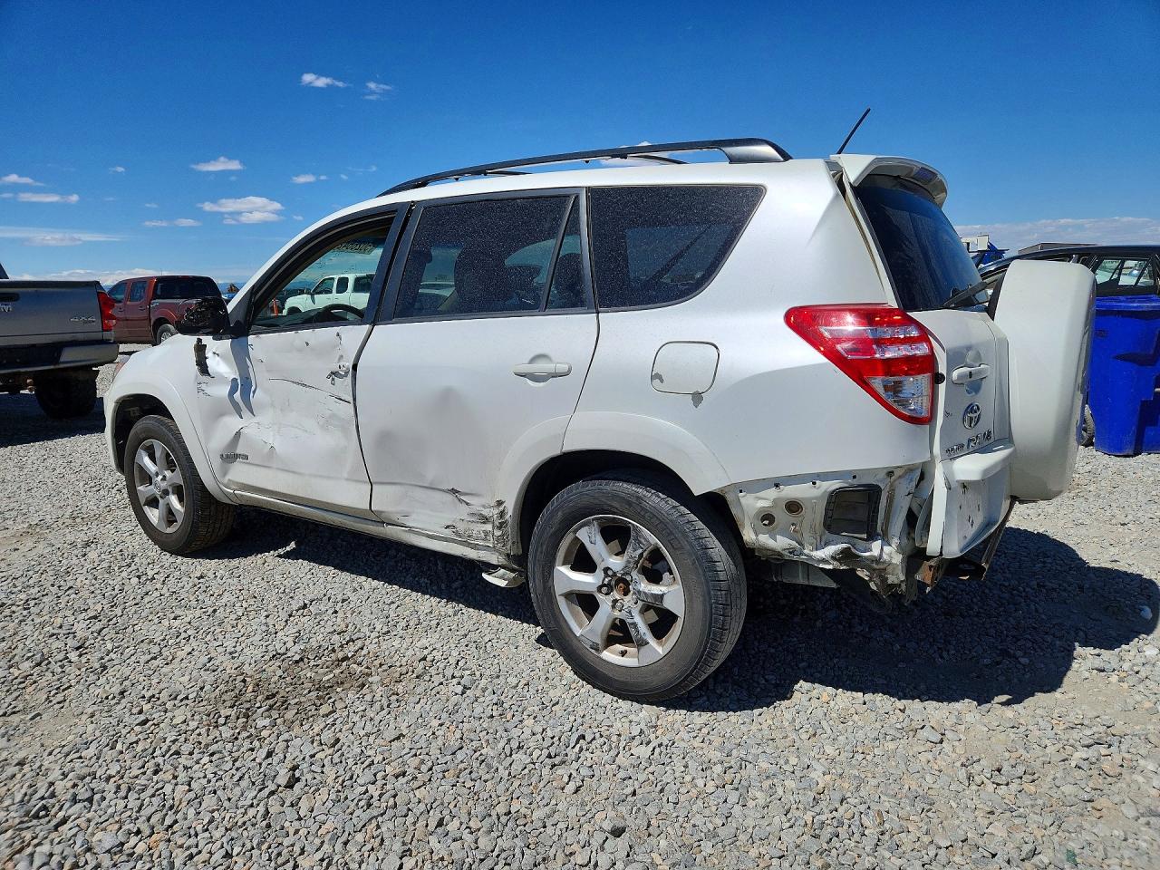 2010 Toyota Rav4 Limited White vin: 2T3DK4DV1AW036463