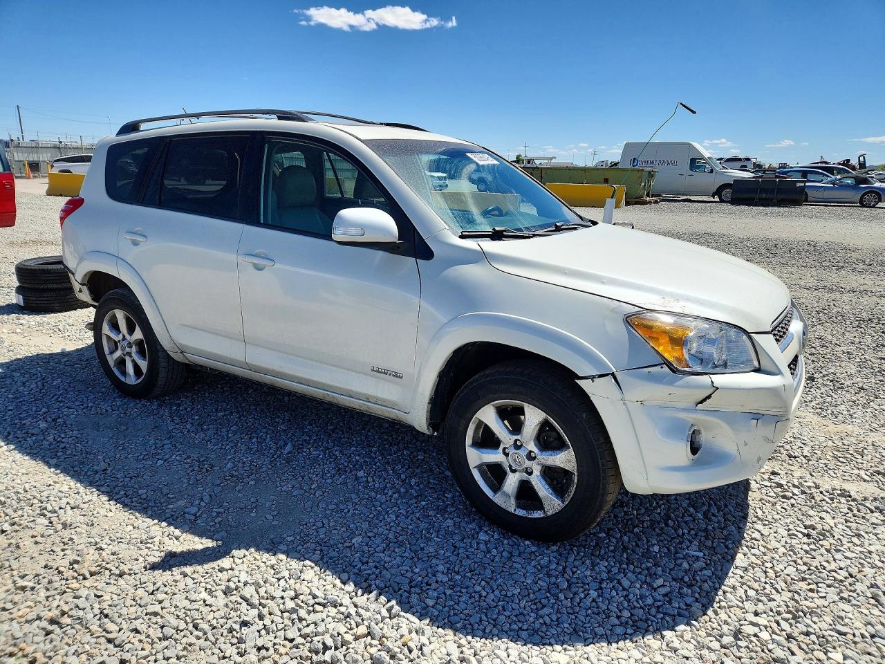 2010 Toyota Rav4 Limited White vin: 2T3DK4DV1AW036463