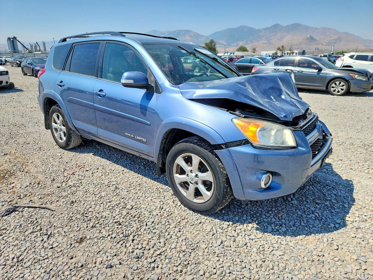 2010 Toyota Rav4 Limited Blue vin: 2T3DK4DV1AW036818