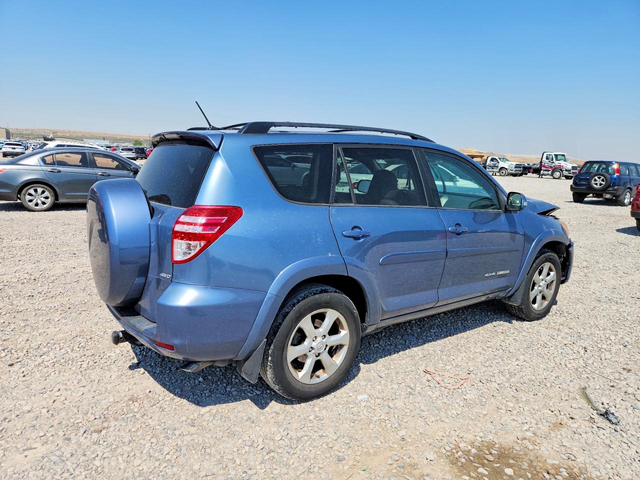 2010 Toyota Rav4 Limited Blue vin: 2T3DK4DV1AW036818