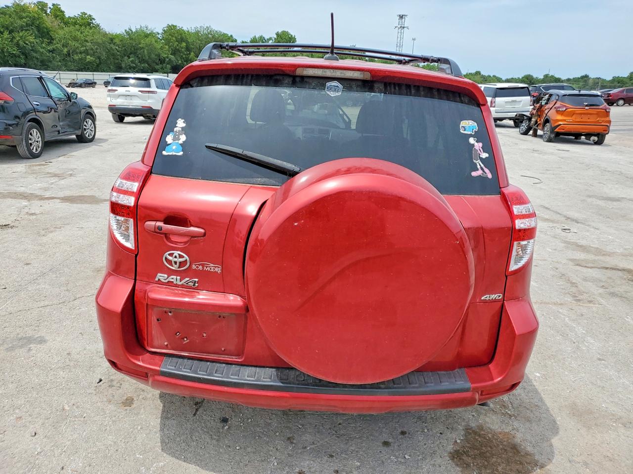 2011 Toyota Rav4 Limited Red vin: 2T3DK4DV1BW041731
