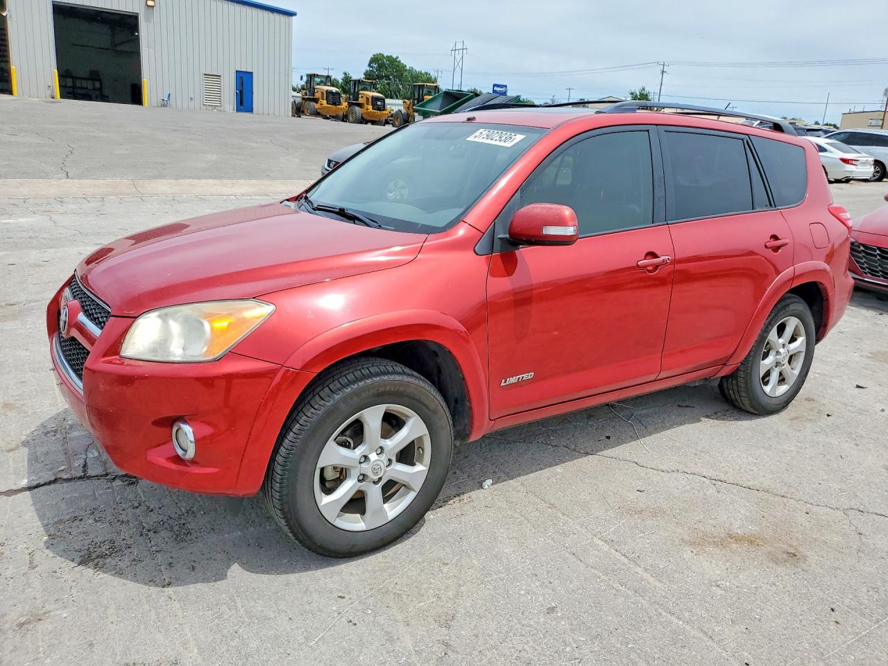 2011 Toyota Rav4 Limited Red vin: 2T3DK4DV1BW041731