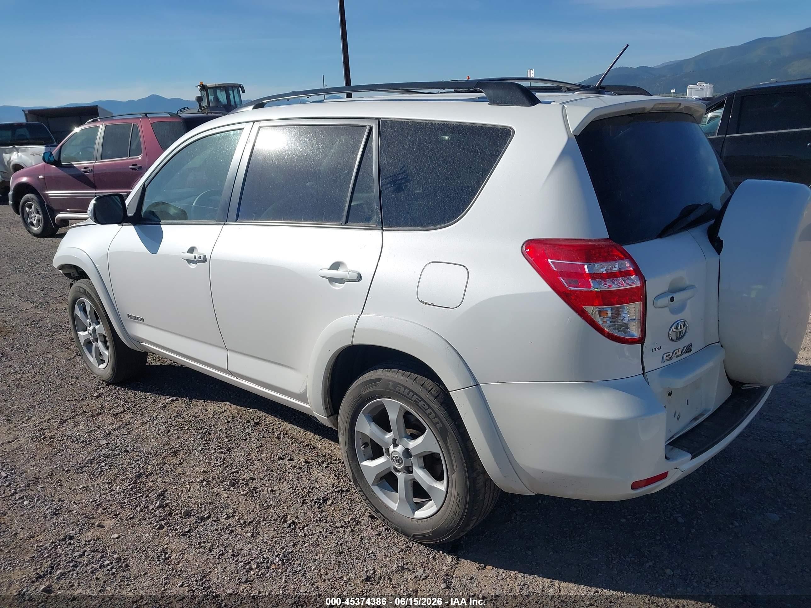 2011 Toyota Rav4 Limited V6 White vin: 2T3DK4DV1BW056388