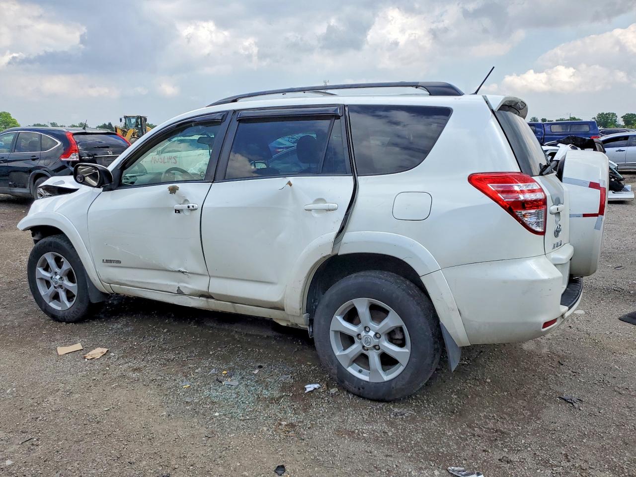 2011 Toyota Rav4 Limited White vin: 2T3DK4DV1BW060795