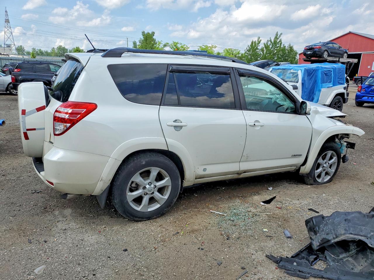 2011 Toyota Rav4 Limited White vin: 2T3DK4DV1BW060795