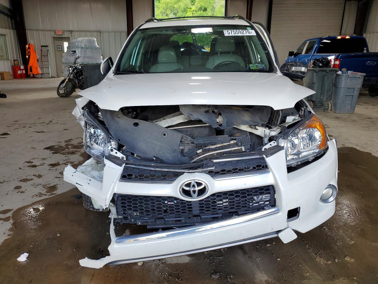 2011 Toyota Rav4 Limited White vin: 2T3DK4DV2BW064497
