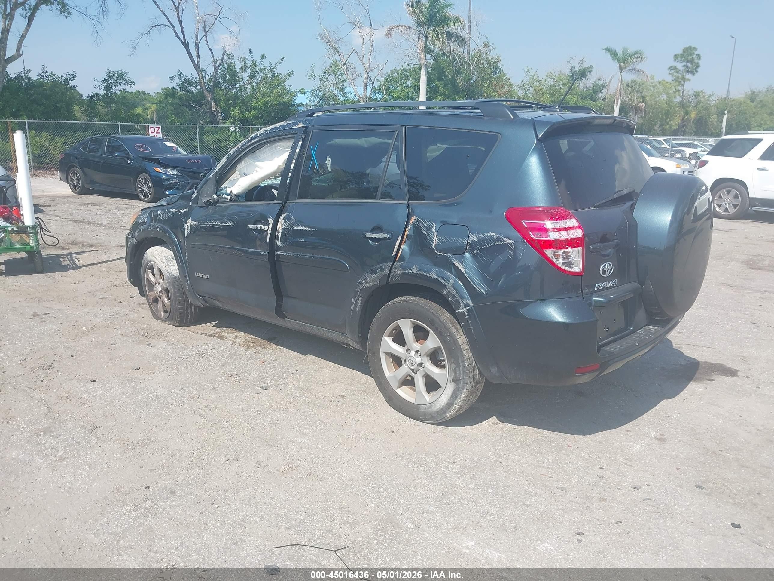 2012 Toyota Rav4 Limited V6 Green vin: 2T3DK4DV2CW084427