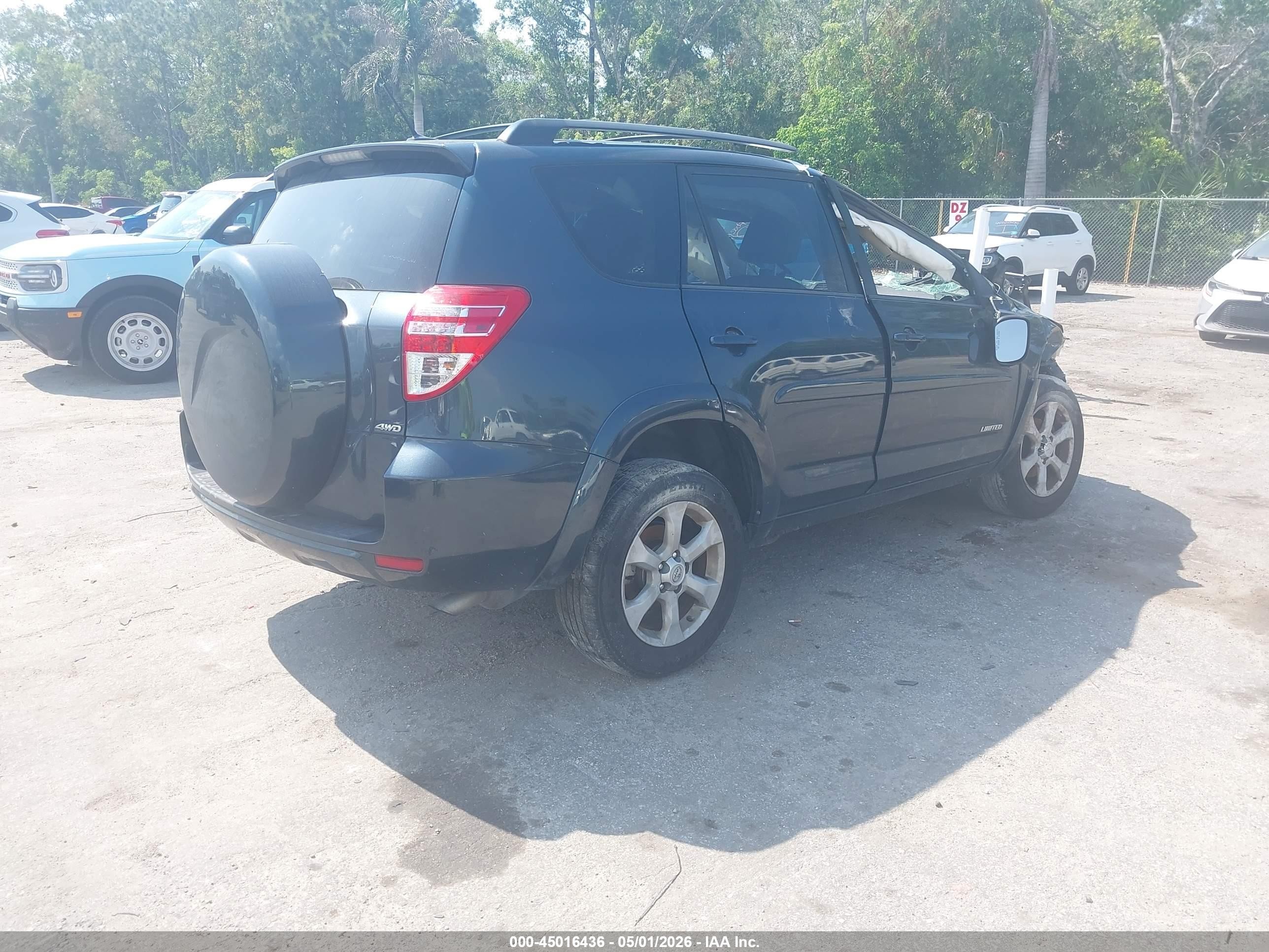 2012 Toyota Rav4 Limited V6 Green vin: 2T3DK4DV2CW084427