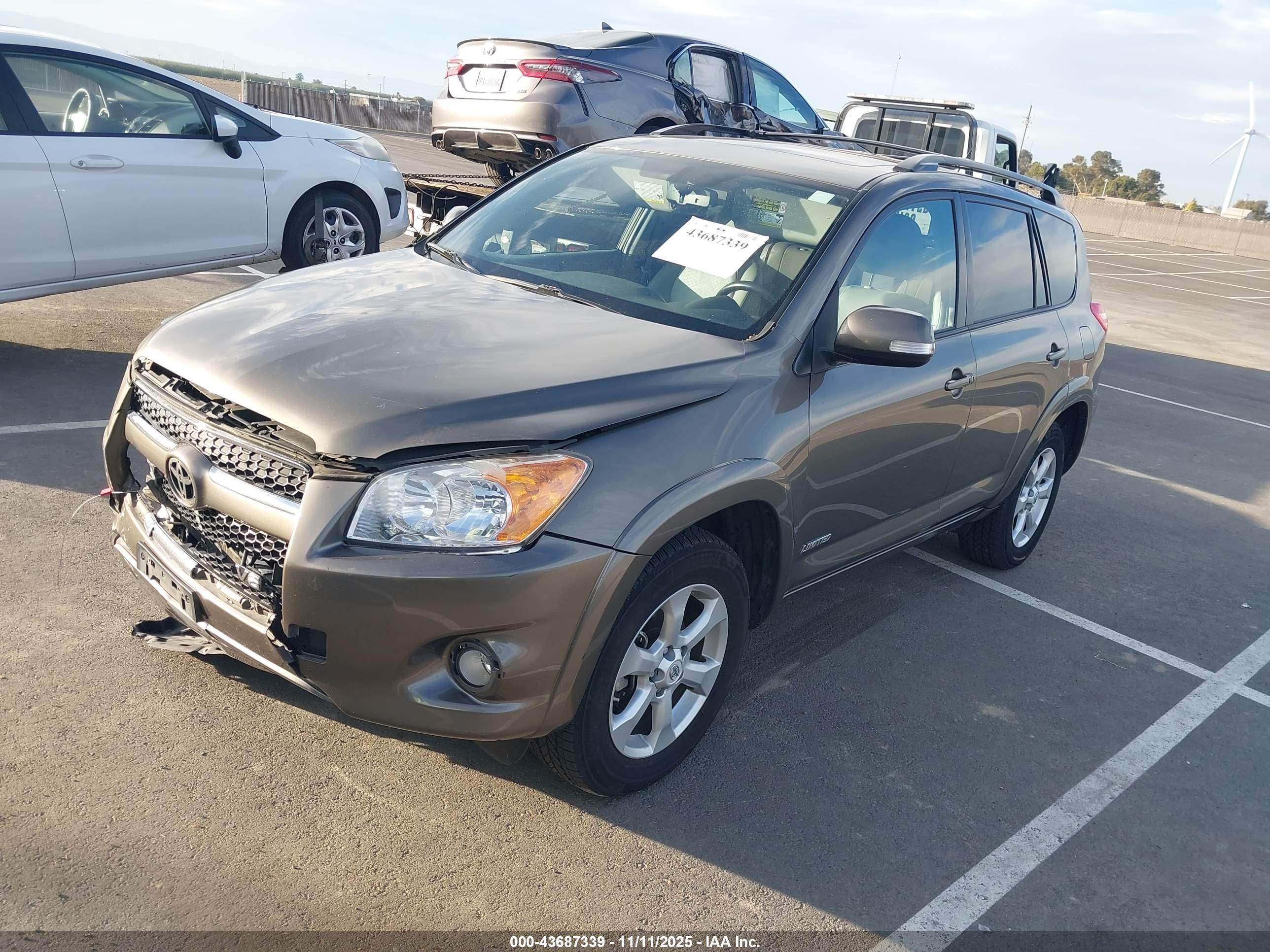 2012 Toyota Rav4 Limited V6 Gray vin: 2T3DK4DV2CW087604