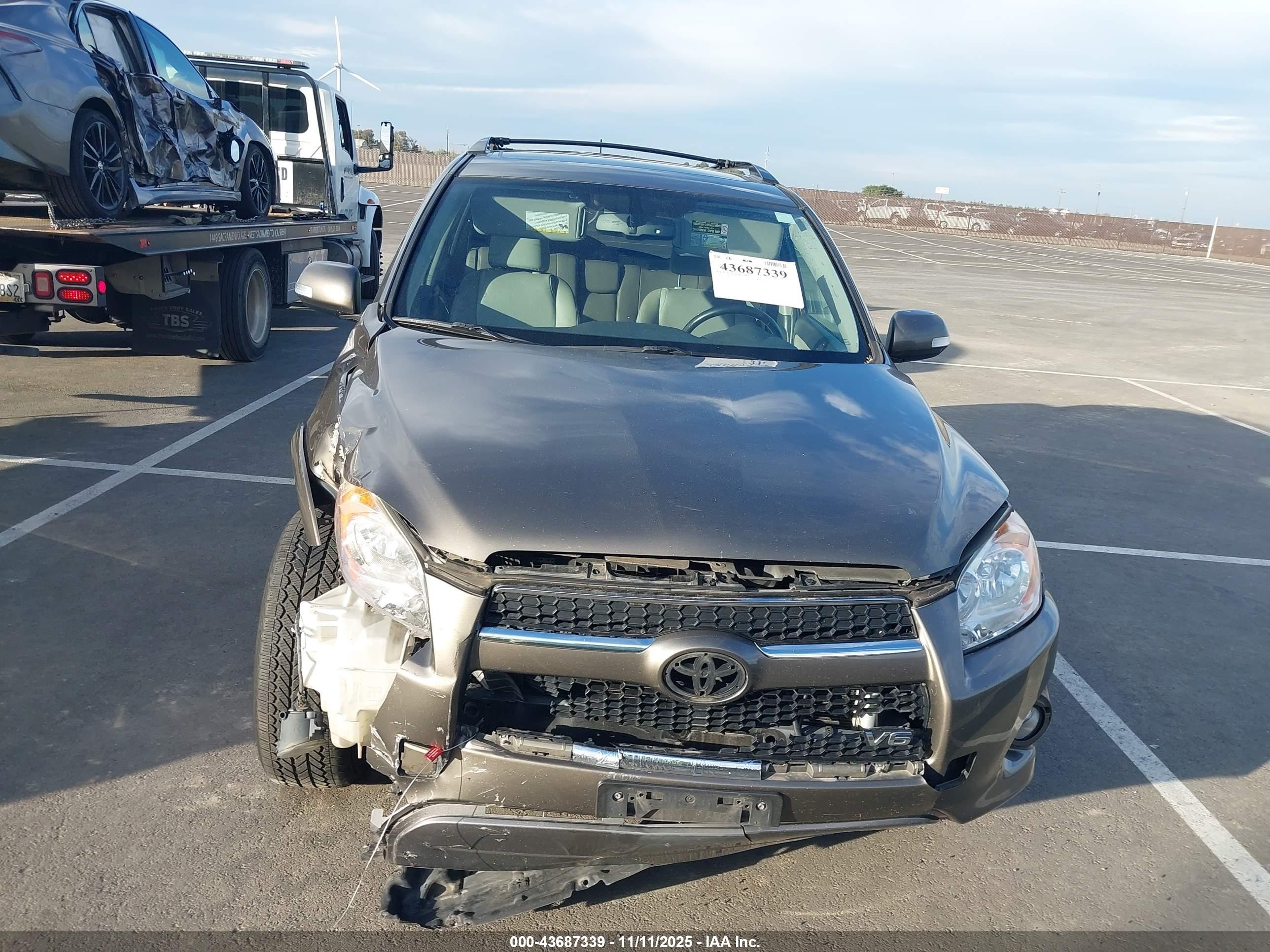2012 Toyota Rav4 Limited V6 Gray vin: 2T3DK4DV2CW087604