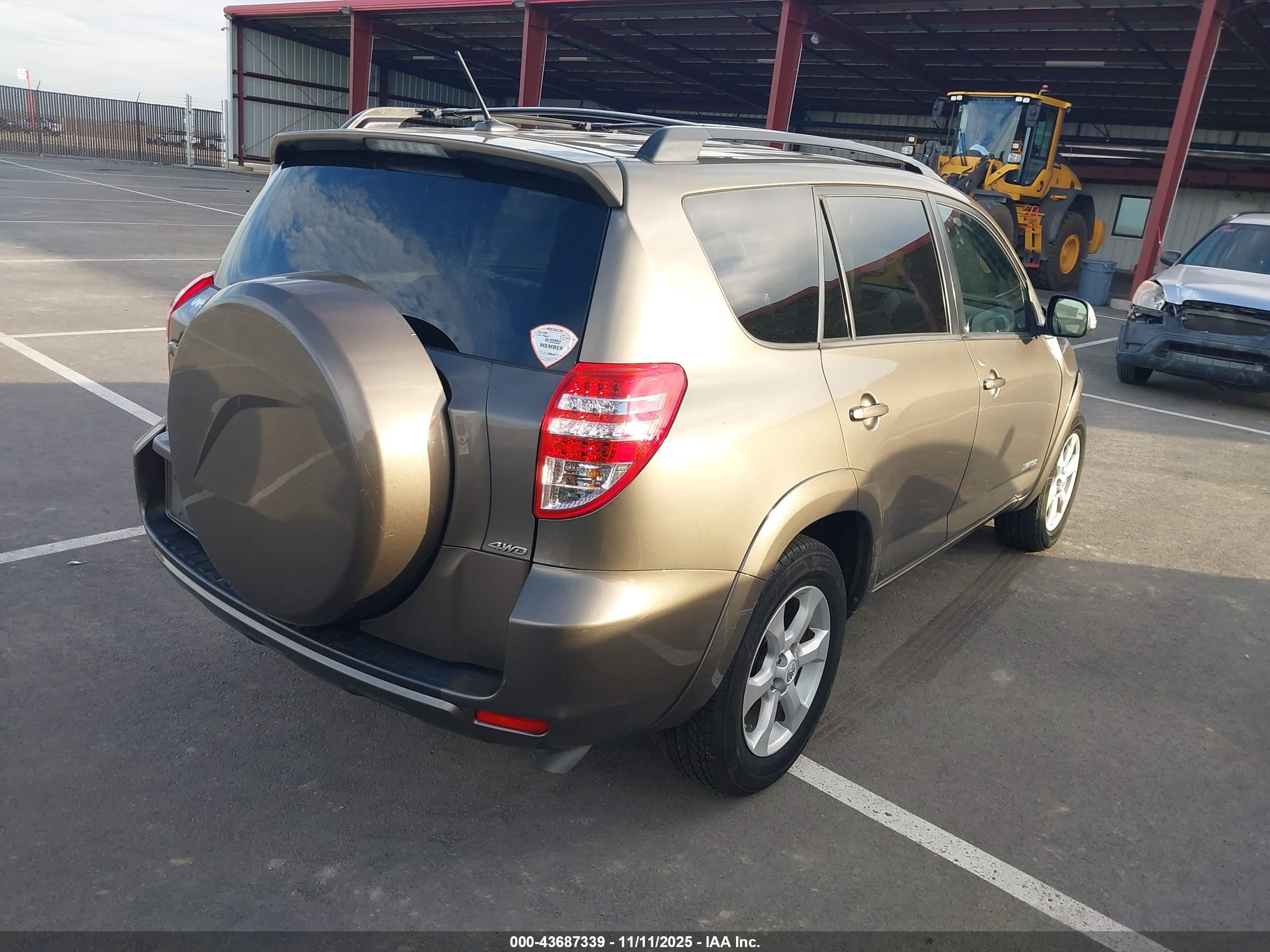 2012 Toyota Rav4 Limited V6 Gray vin: 2T3DK4DV2CW087604