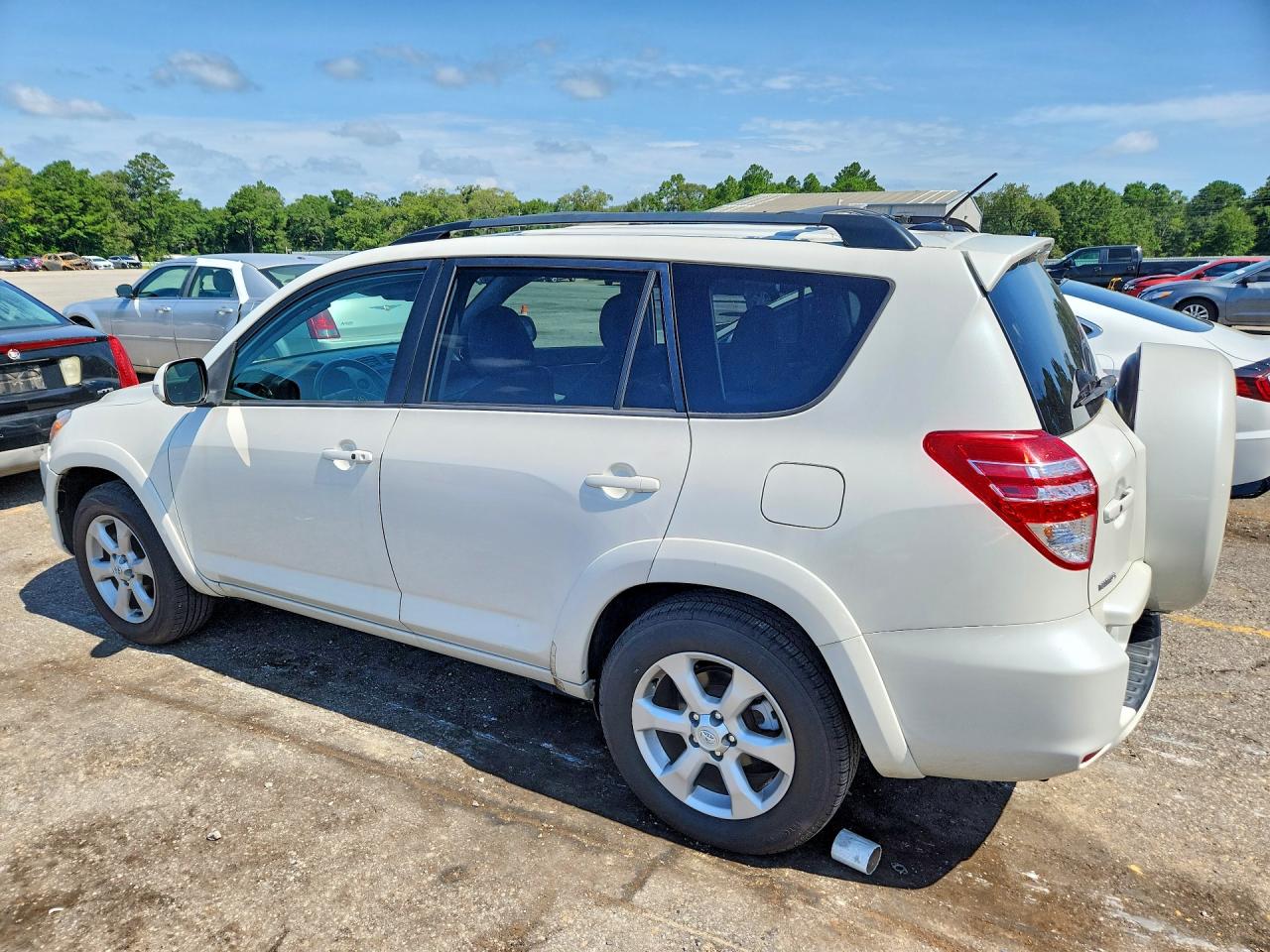 2012 Toyota Rav4 Limited White vin: 2T3DK4DV2CW092124