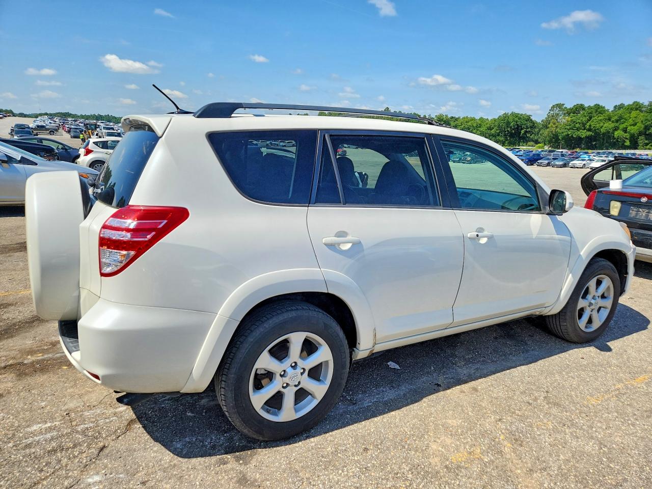 2012 Toyota Rav4 Limited White vin: 2T3DK4DV2CW092124