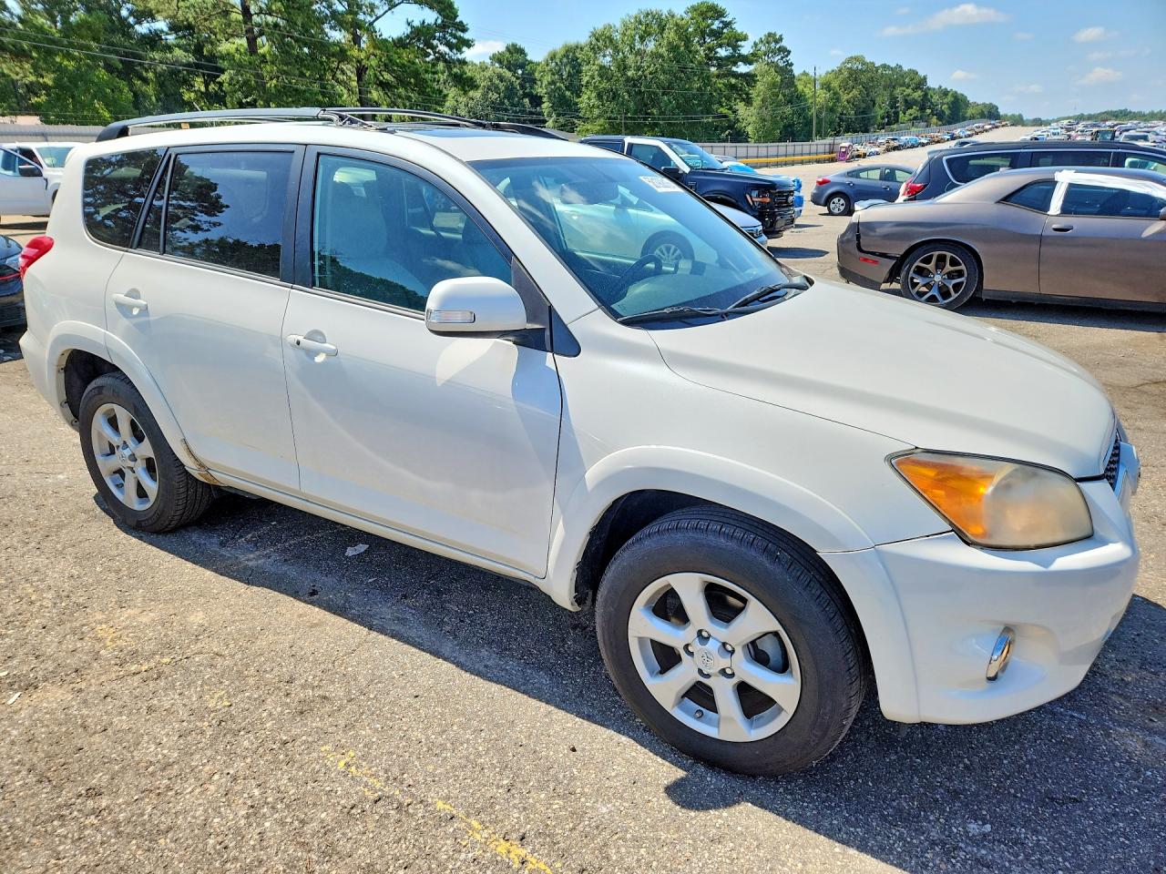 2012 Toyota Rav4 Limited White vin: 2T3DK4DV2CW092124