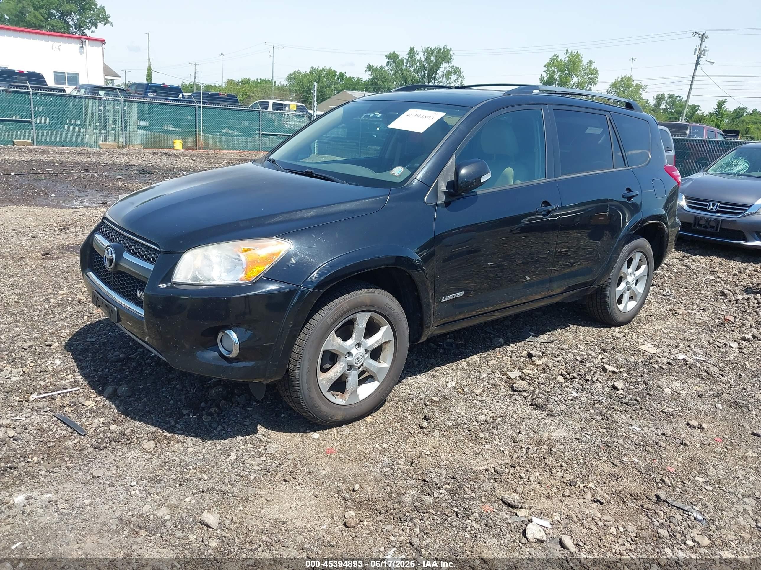 2010 Toyota Rav4 Limited V6 Black vin: 2T3DK4DV3AW018210