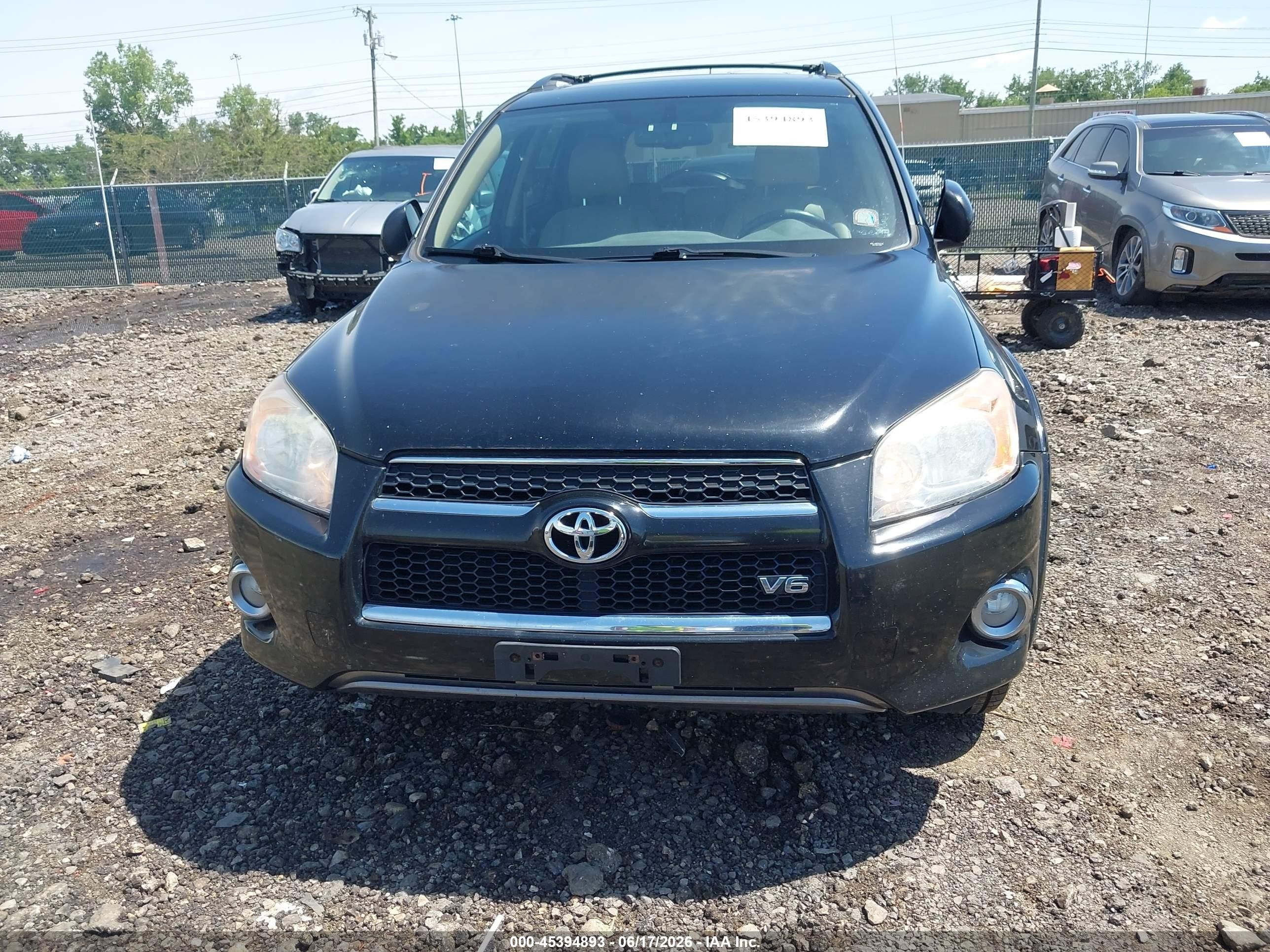 2010 Toyota Rav4 Limited V6 Black vin: 2T3DK4DV3AW018210