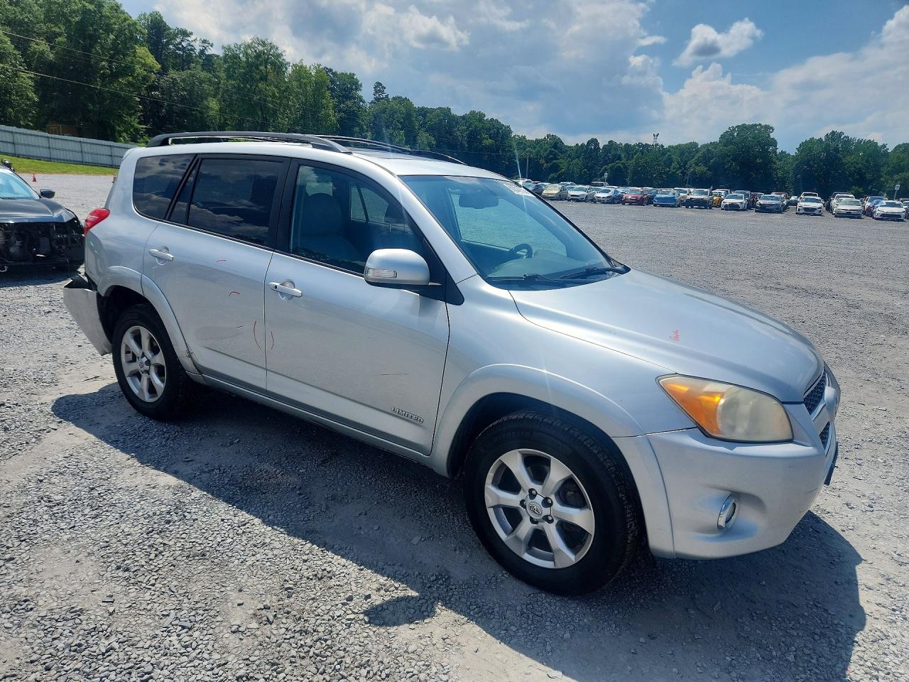 2010 Toyota Rav4 Limited Silver vin: 2T3DK4DV3AW028753
