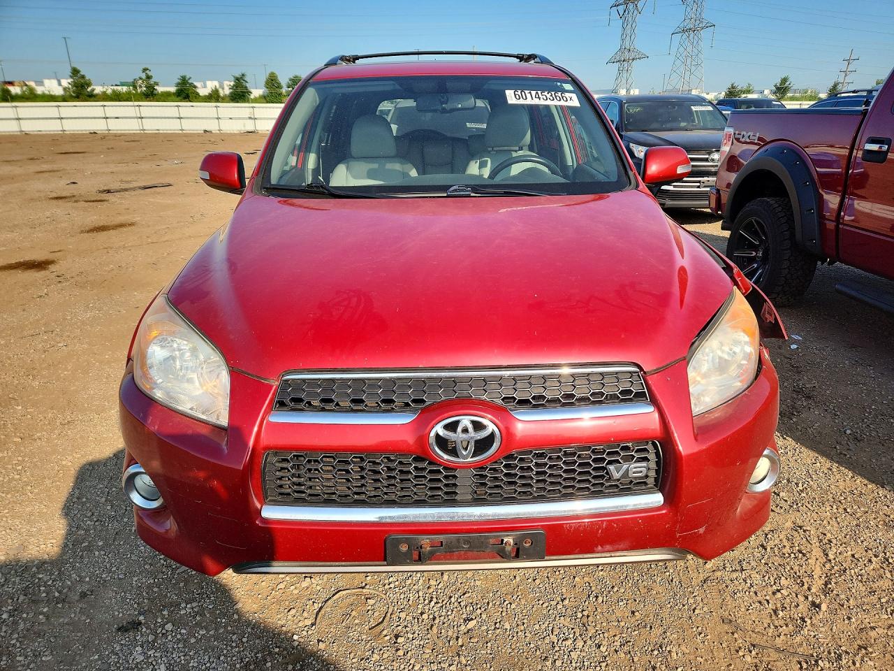 2010 Toyota Rav4 Limited Red vin: 2T3DK4DV3AW035749