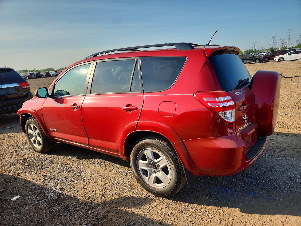 2010 Toyota Rav4 Limited Red vin: 2T3DK4DV3AW035749