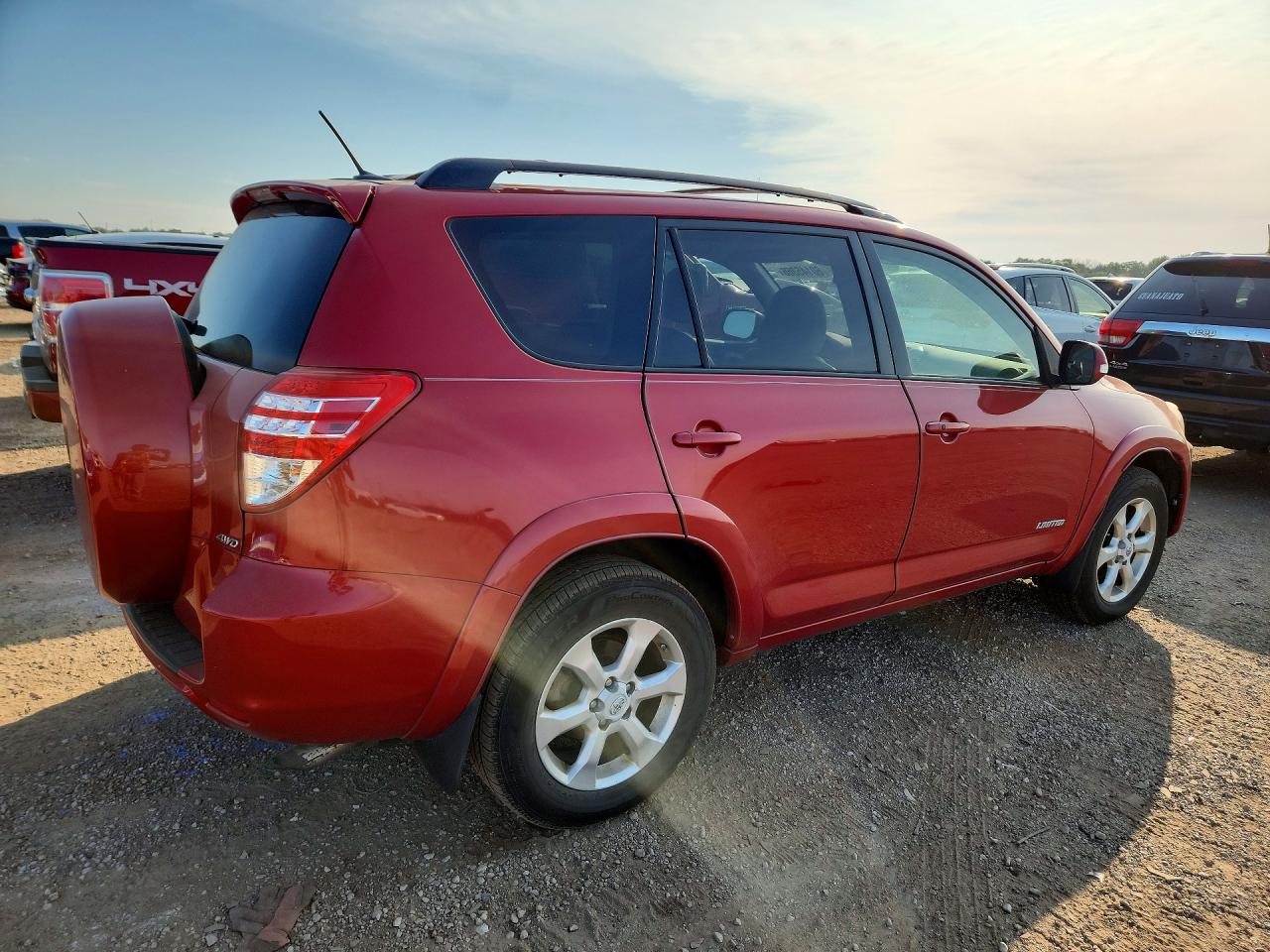 2010 Toyota Rav4 Limited Red vin: 2T3DK4DV3AW035749
