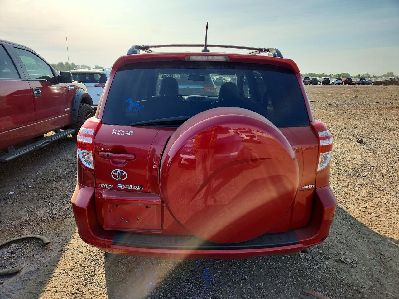 2010 Toyota Rav4 Limited Red vin: 2T3DK4DV3AW035749