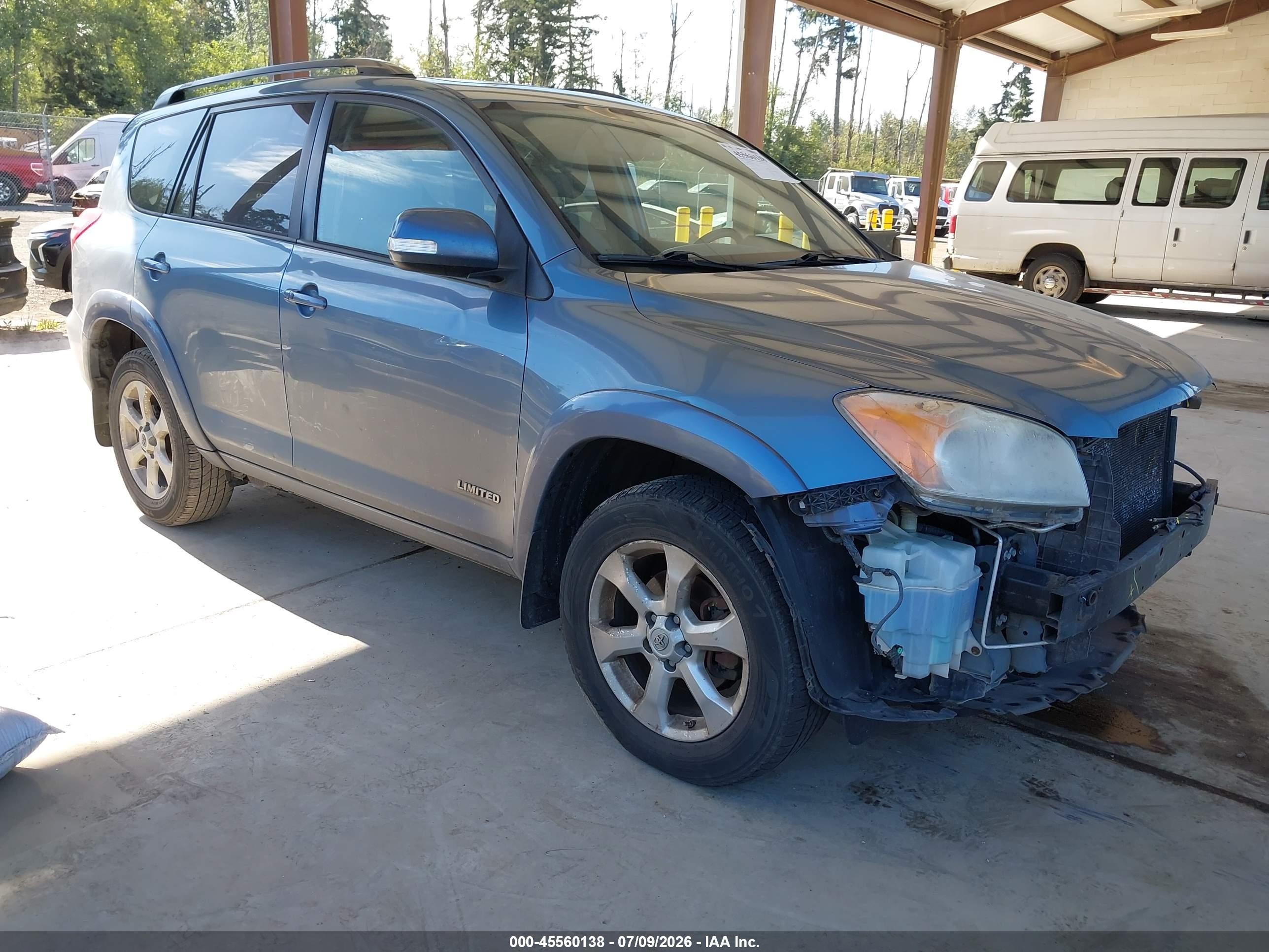 2010 Toyota Rav4 Limited V6 Light Blue vin: 2T3DK4DV3AW036822