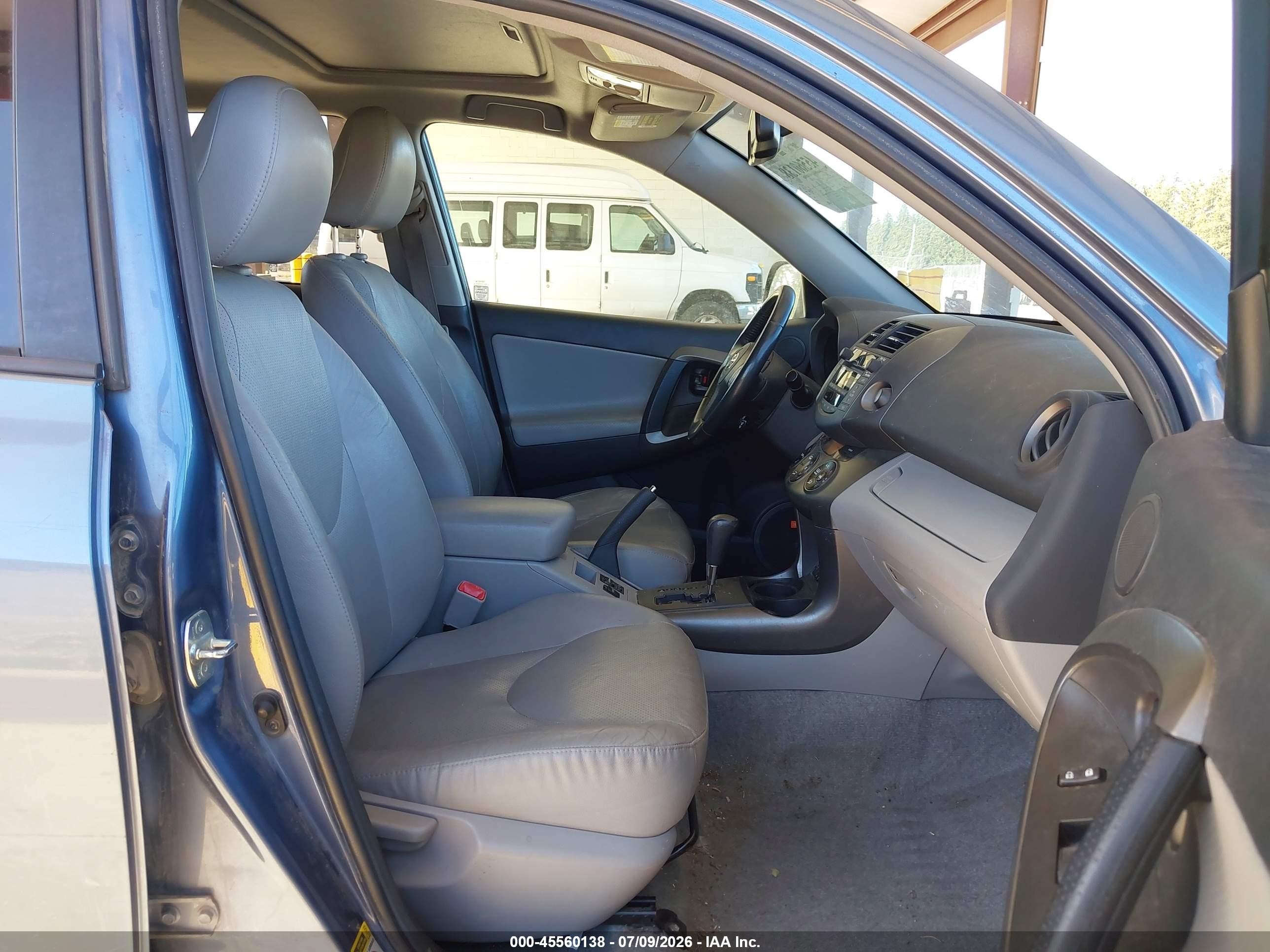 2010 Toyota Rav4 Limited V6 Light Blue vin: 2T3DK4DV3AW036822