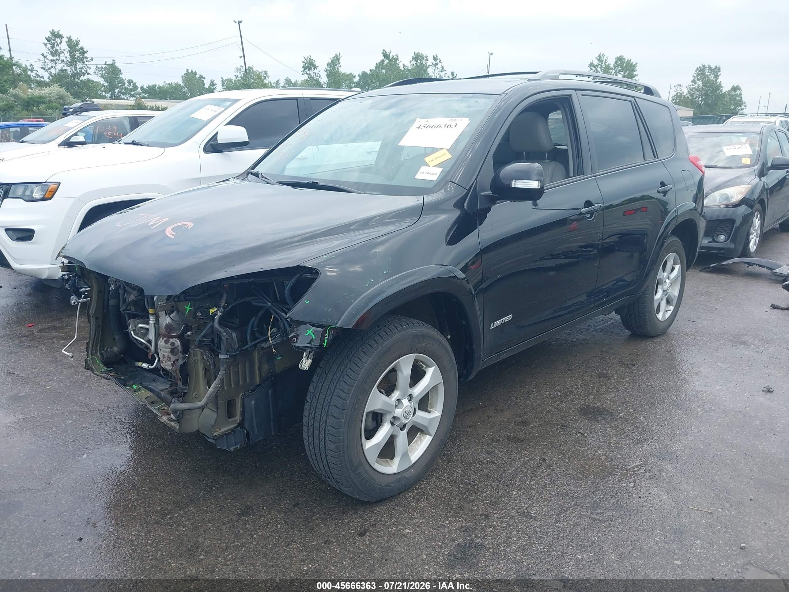 2011 Toyota Rav4 Limited V6 Black vin: 2T3DK4DV3BW039253