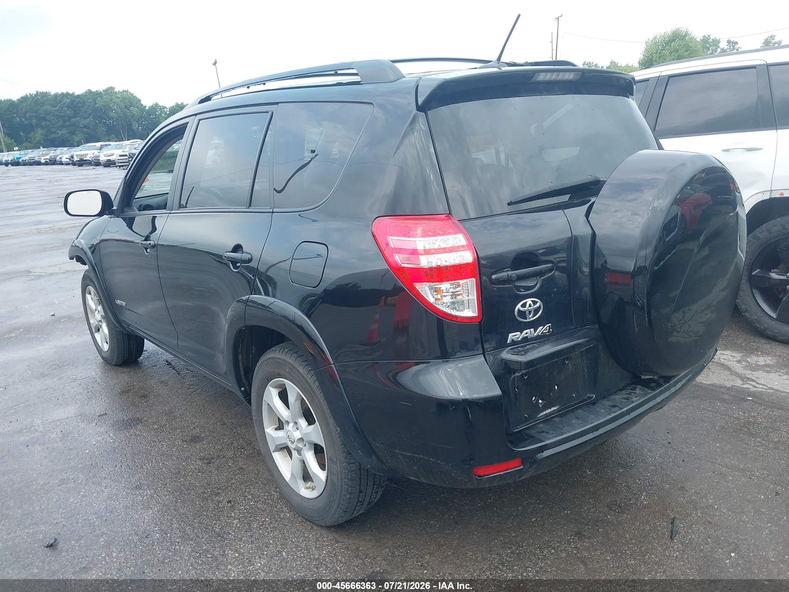 2011 Toyota Rav4 Limited V6 Black vin: 2T3DK4DV3BW039253