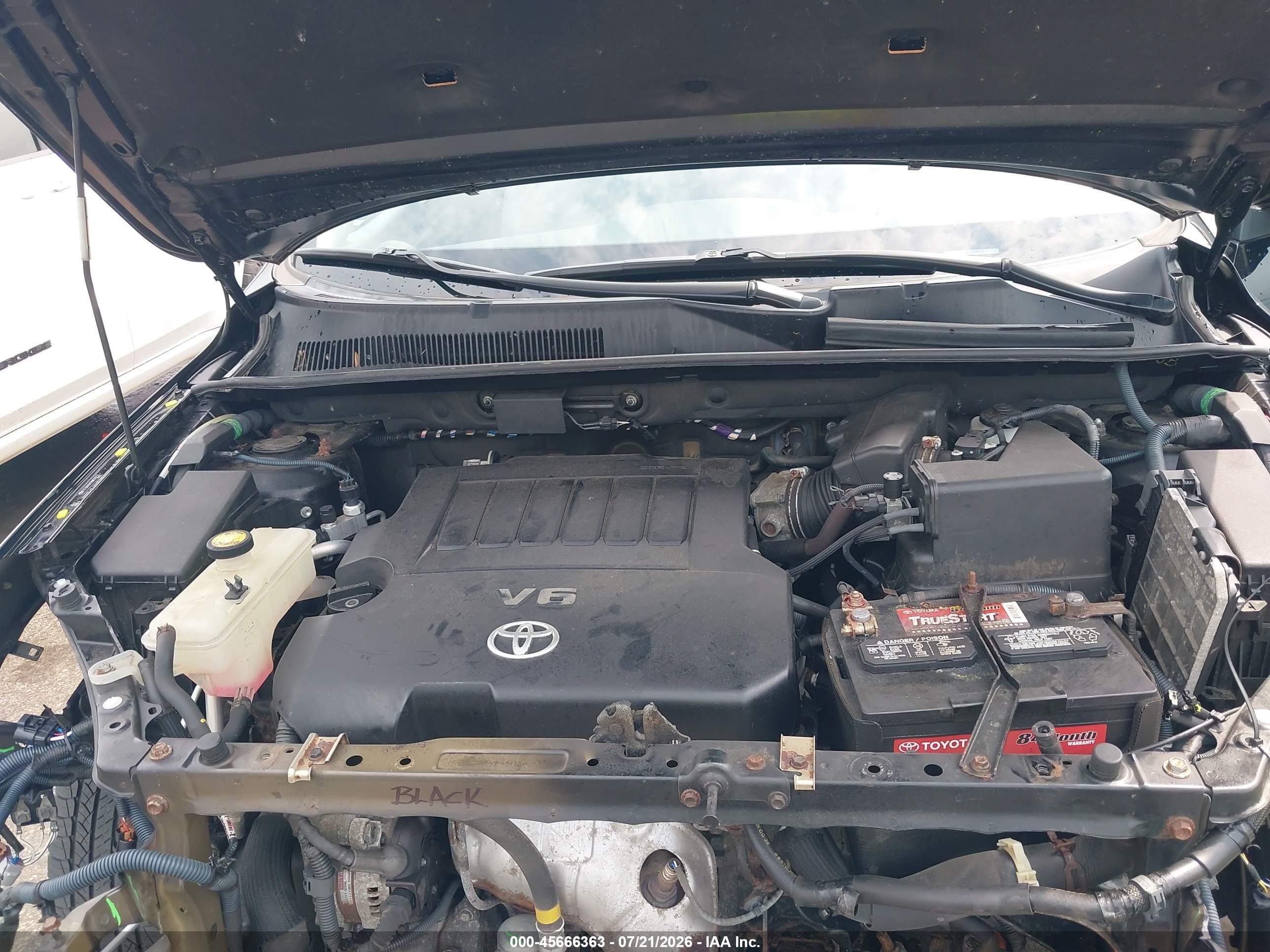 2011 Toyota Rav4 Limited V6 Black vin: 2T3DK4DV3BW039253