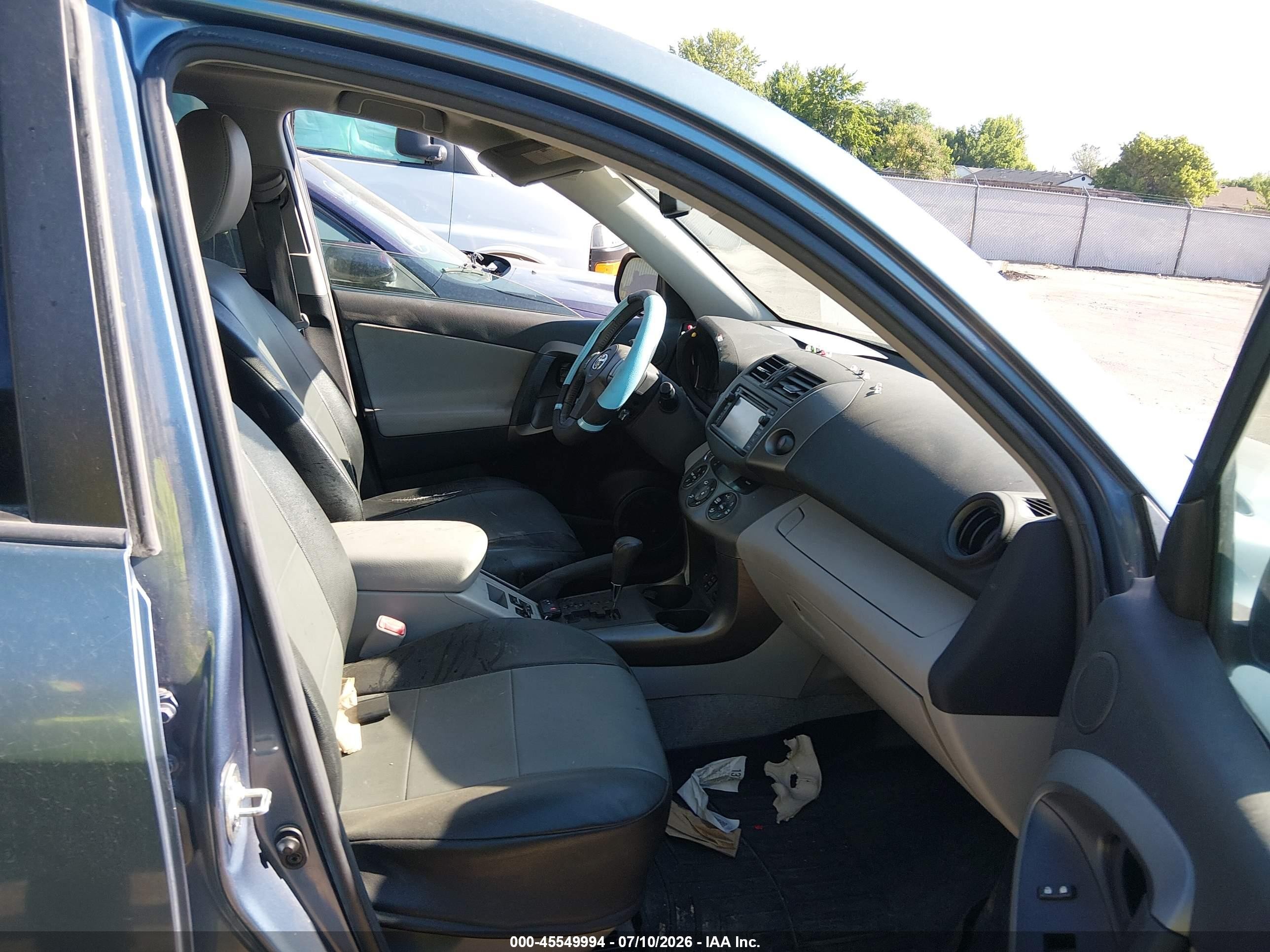 2012 Toyota Rav4 Limited V6 Blue vin: 2T3DK4DV3CW078281
