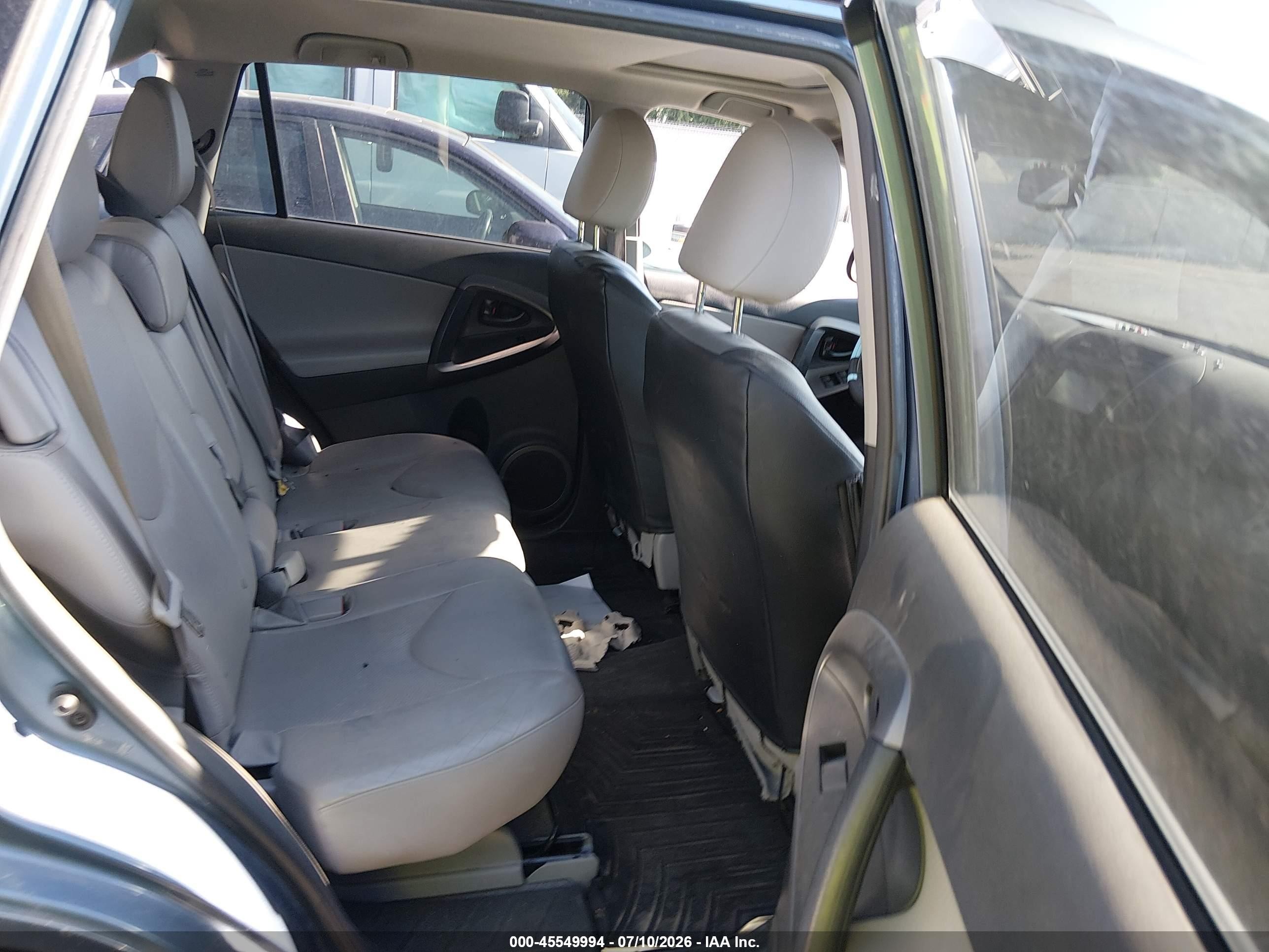 2012 Toyota Rav4 Limited V6 Blue vin: 2T3DK4DV3CW078281