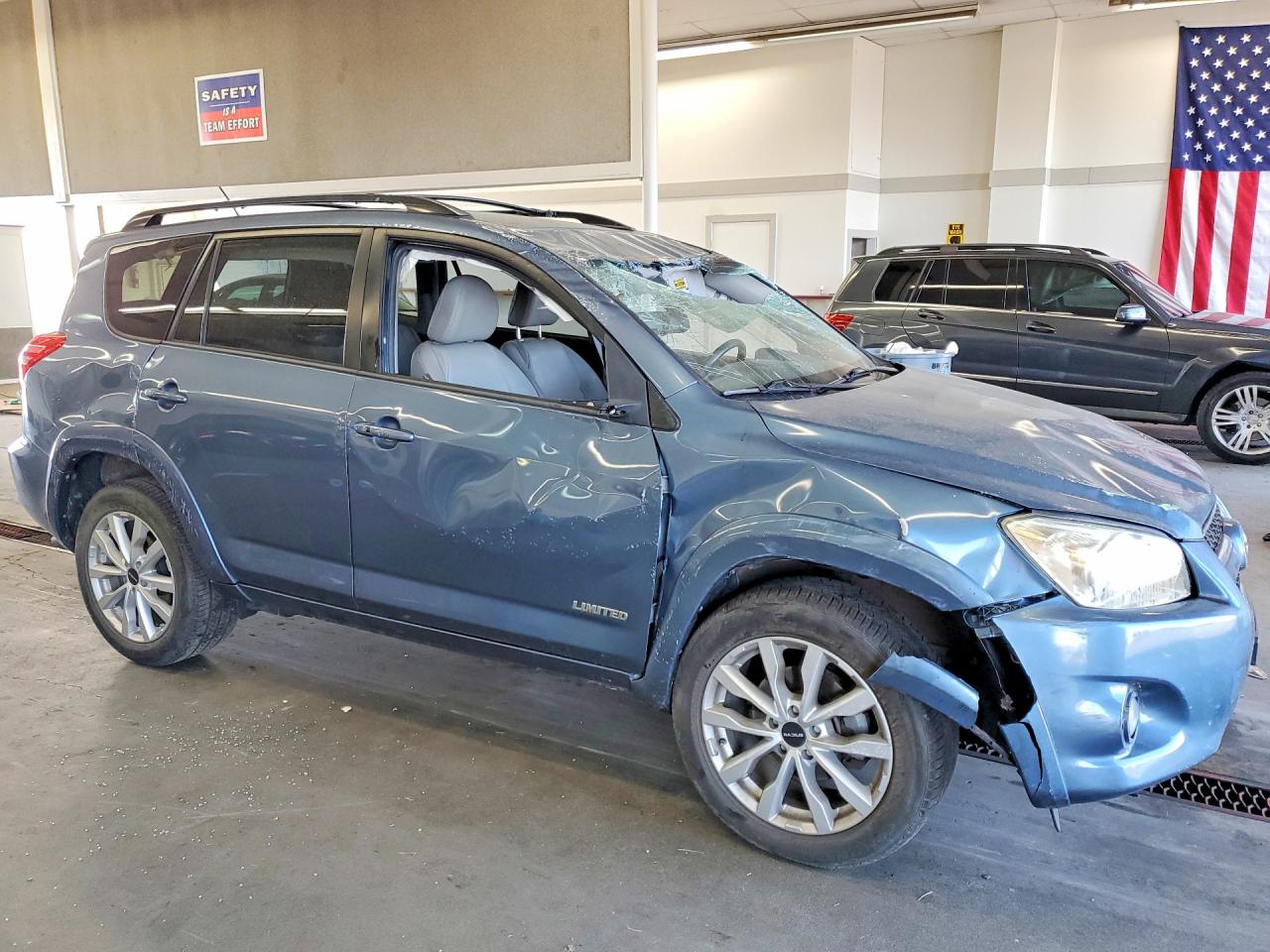 2012 Toyota Rav4 Limited Blue vin: 2T3DK4DV3CW083741