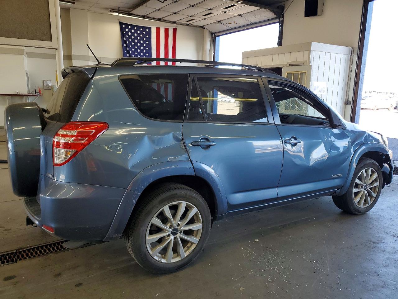 2012 Toyota Rav4 Limited Blue vin: 2T3DK4DV3CW083741