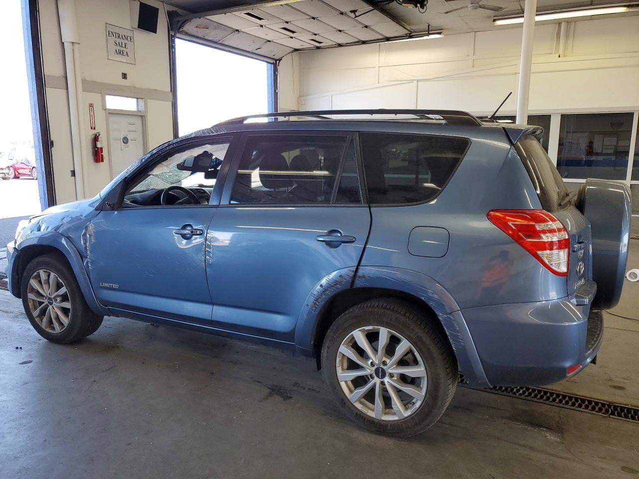2012 Toyota Rav4 Limited Blue vin: 2T3DK4DV3CW083741