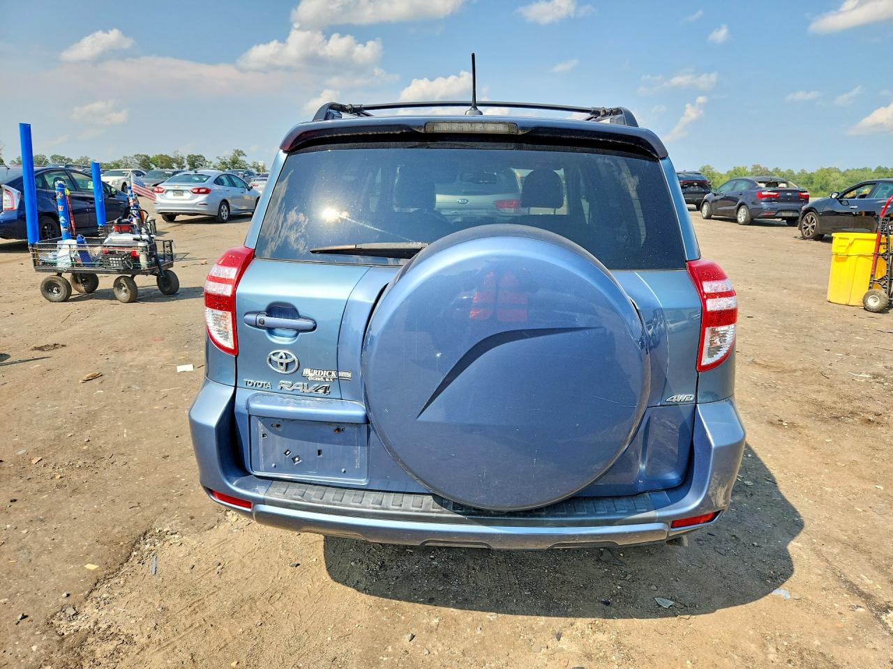 2010 Toyota Rav4 Limited Blue vin: 2T3DK4DV4AW014733