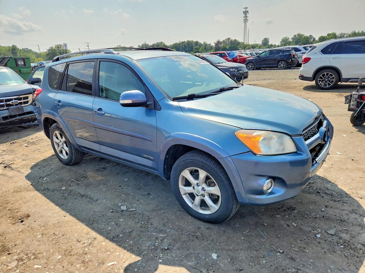 2010 Toyota Rav4 Limited Blue vin: 2T3DK4DV4AW014733