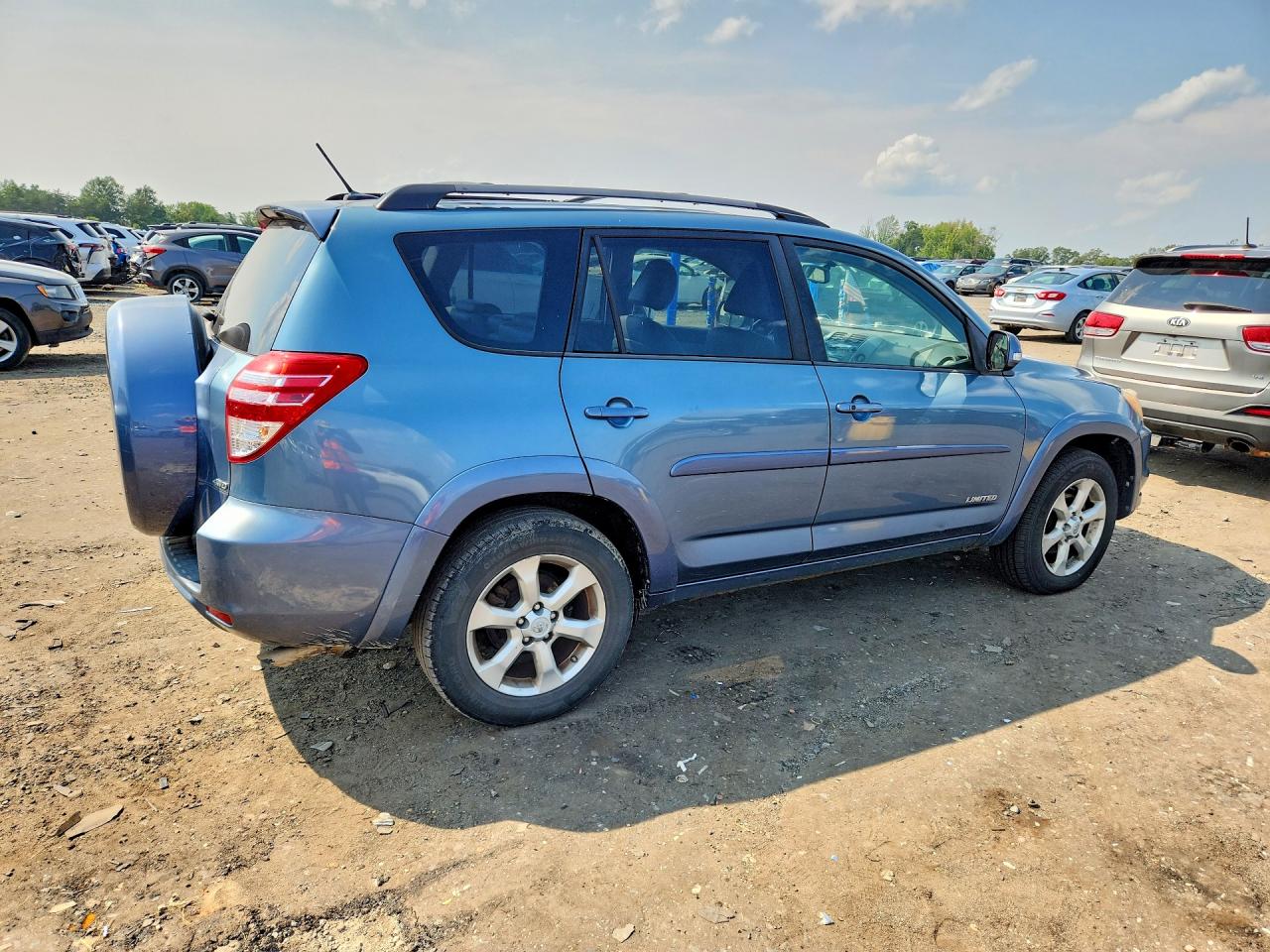 2010 Toyota Rav4 Limited Blue vin: 2T3DK4DV4AW014733
