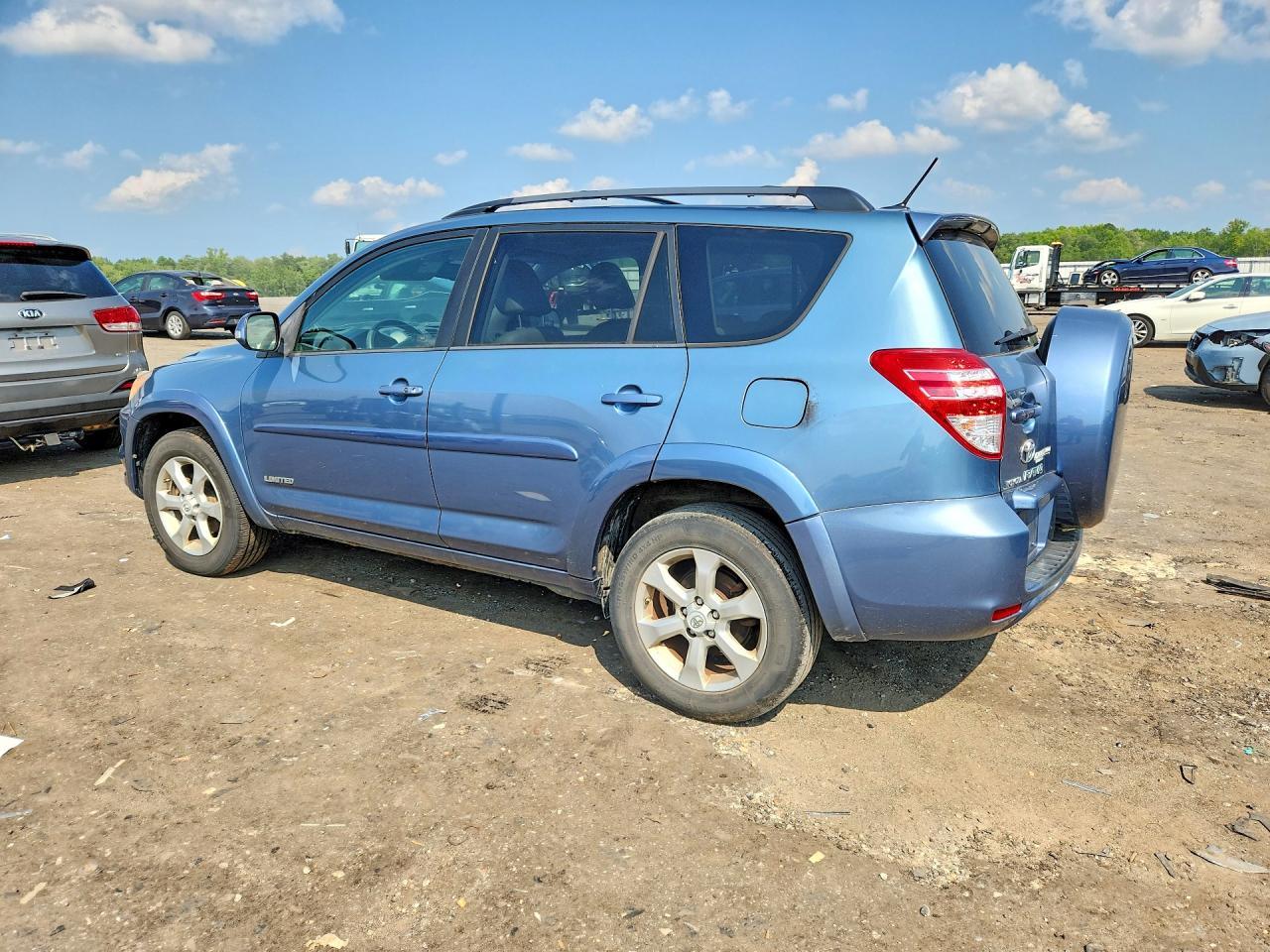 2010 Toyota Rav4 Limited Blue vin: 2T3DK4DV4AW014733