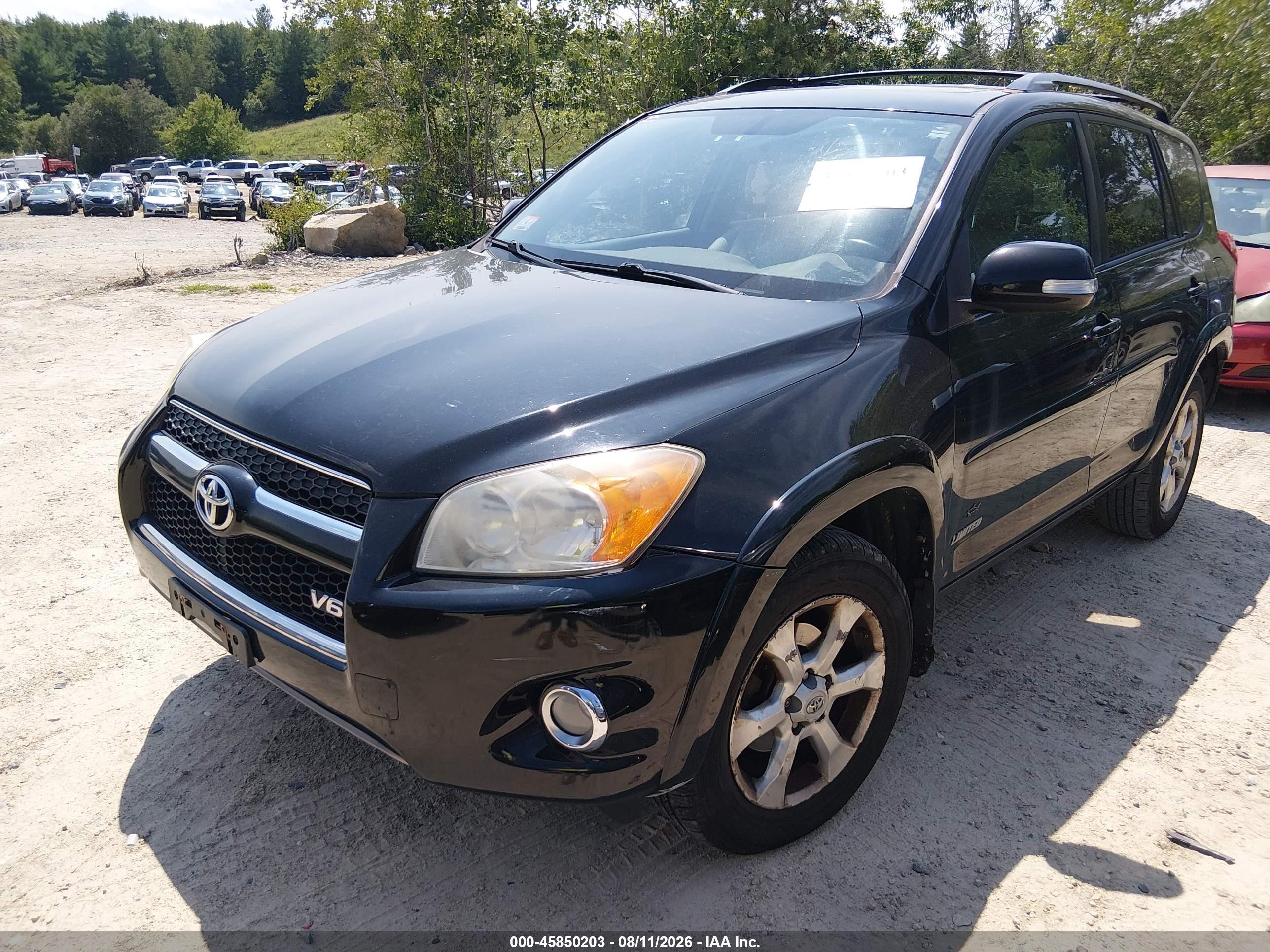 2010 Toyota Rav4 Limited V6 Black vin: 2T3DK4DV4AW015252