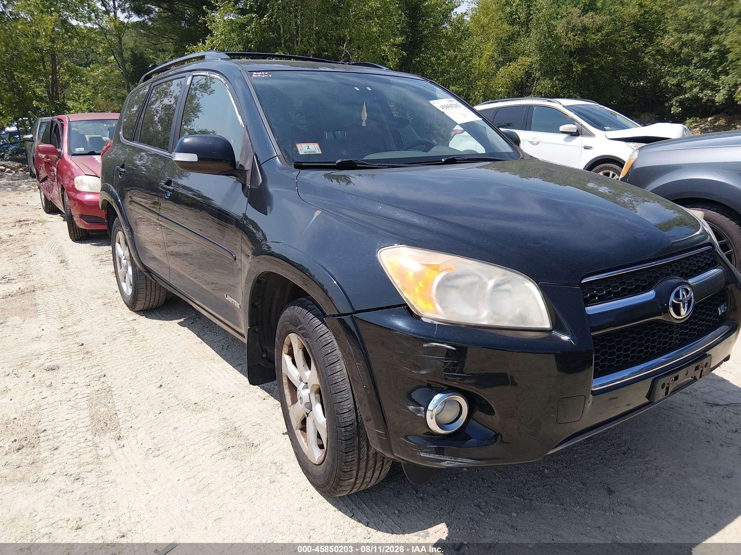 2010 Toyota Rav4 Limited V6 Black vin: 2T3DK4DV4AW015252