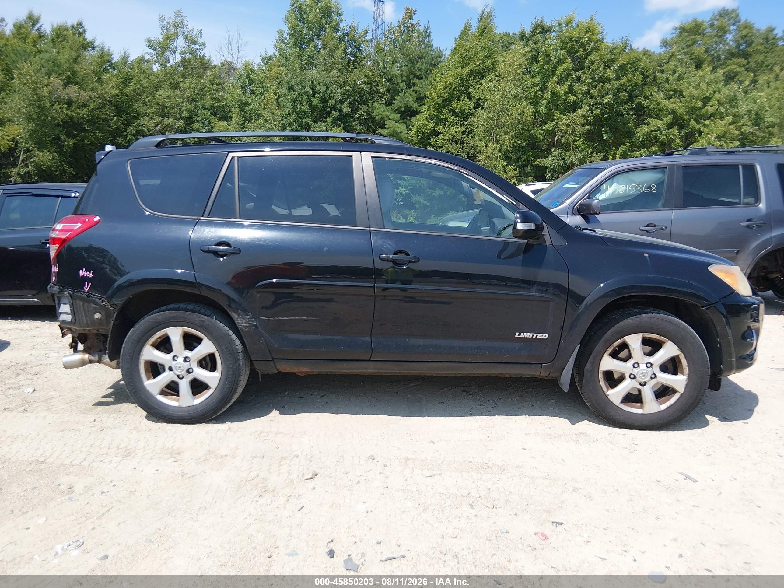 2010 Toyota Rav4 Limited V6 Black vin: 2T3DK4DV4AW015252