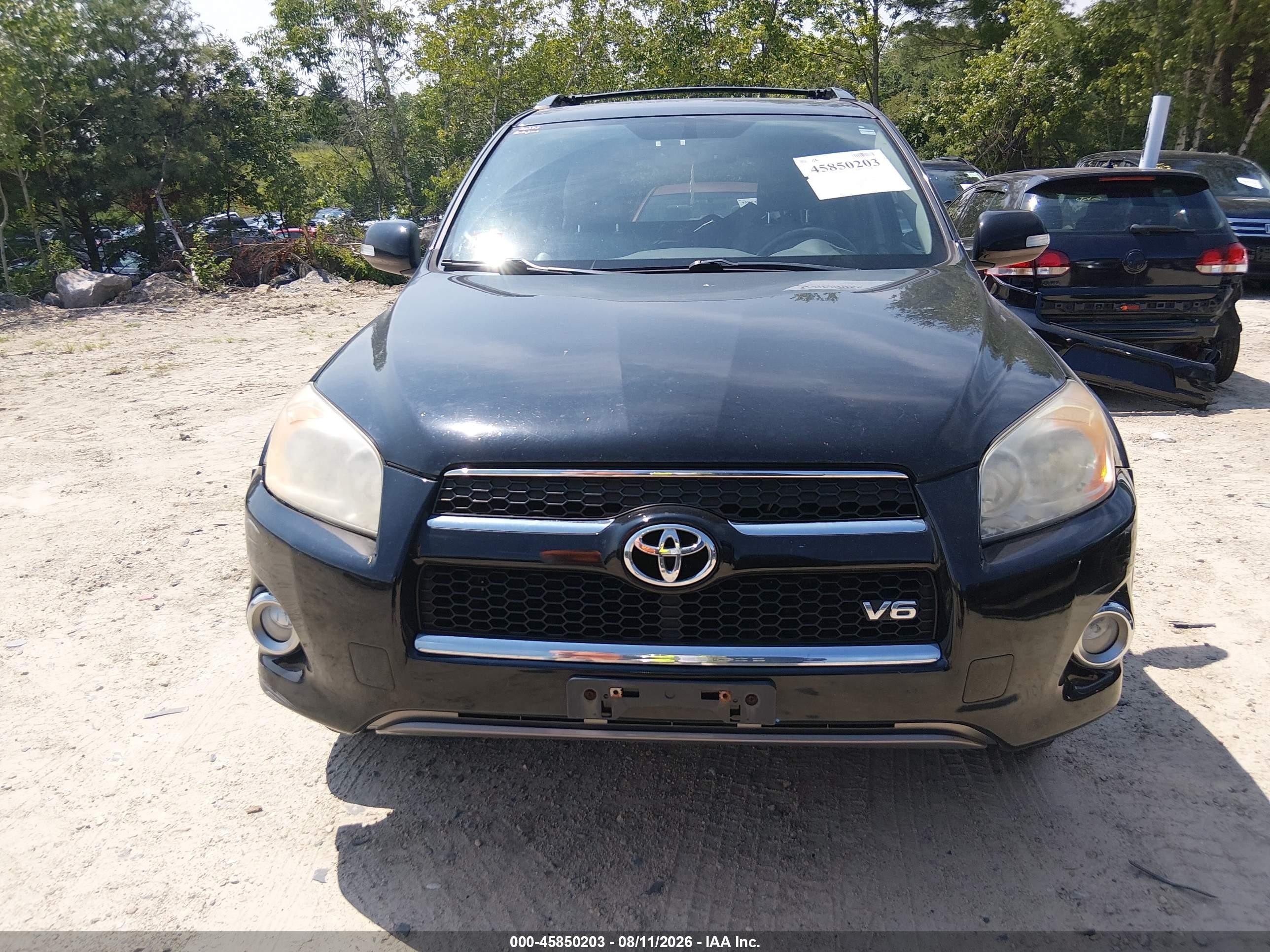 2010 Toyota Rav4 Limited V6 Black vin: 2T3DK4DV4AW015252