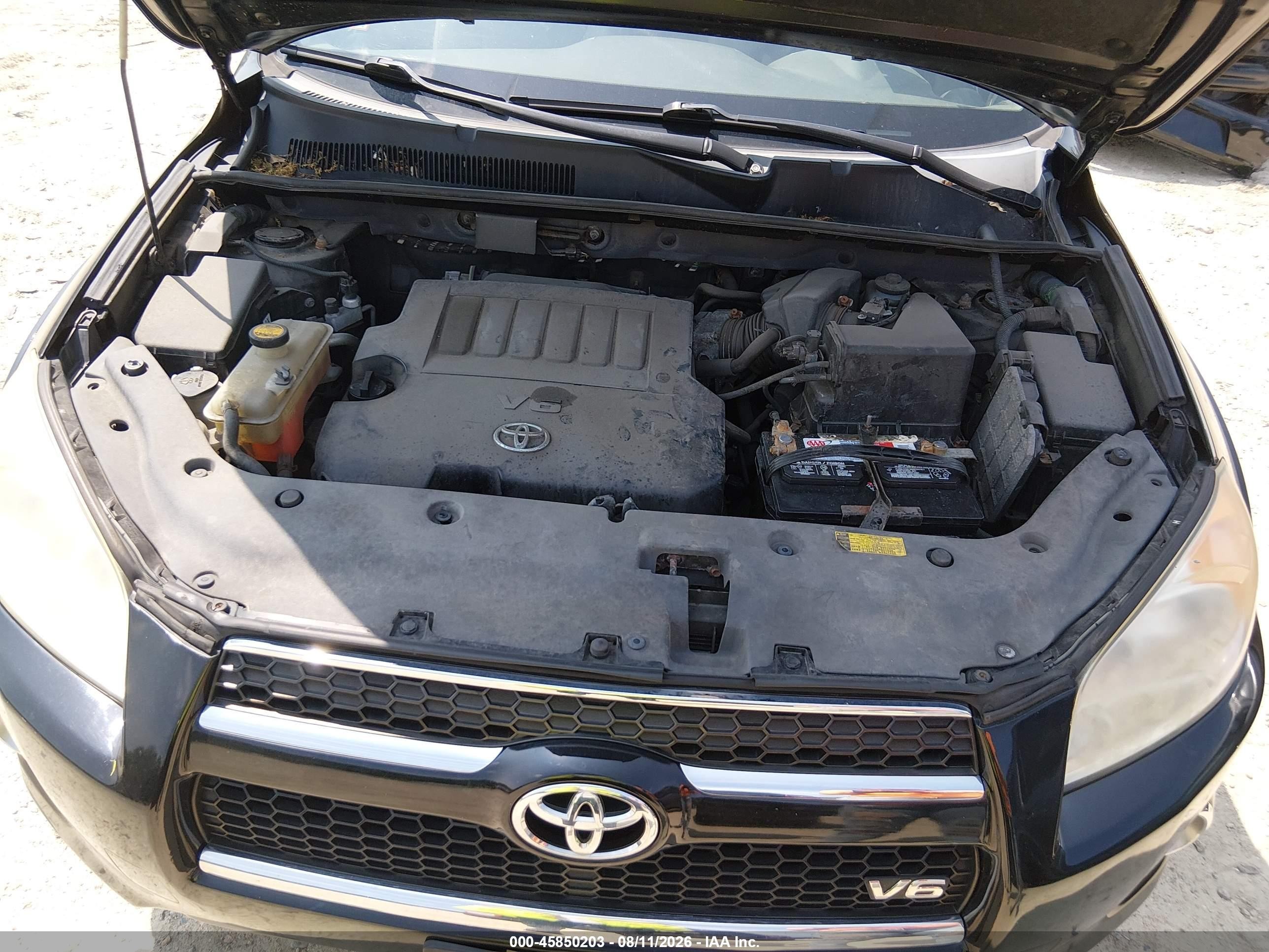 2010 Toyota Rav4 Limited V6 Black vin: 2T3DK4DV4AW015252