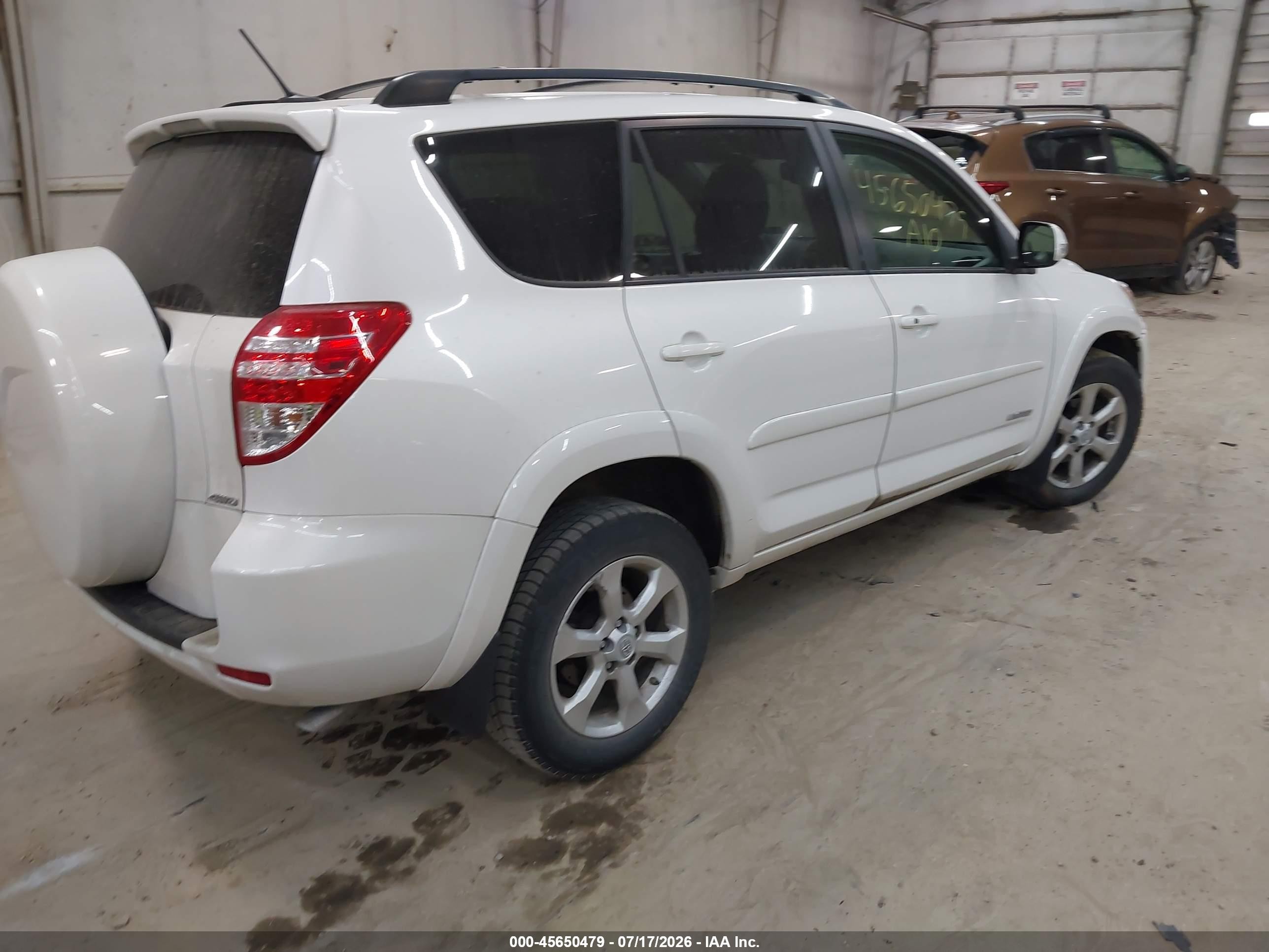 2010 Toyota Rav4 Limited V6 White vin: 2T3DK4DV4AW017549