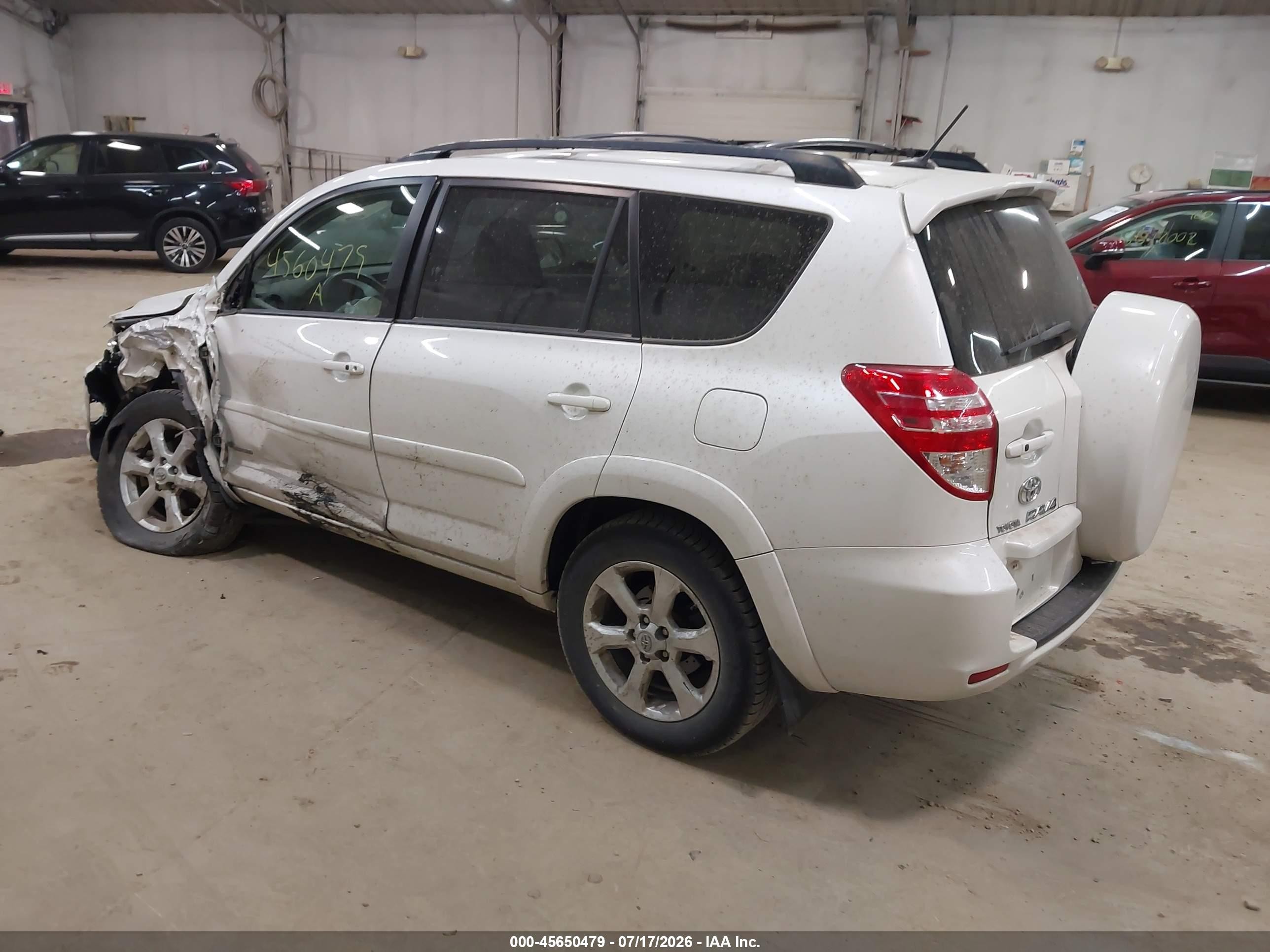2010 Toyota Rav4 Limited V6 White vin: 2T3DK4DV4AW017549