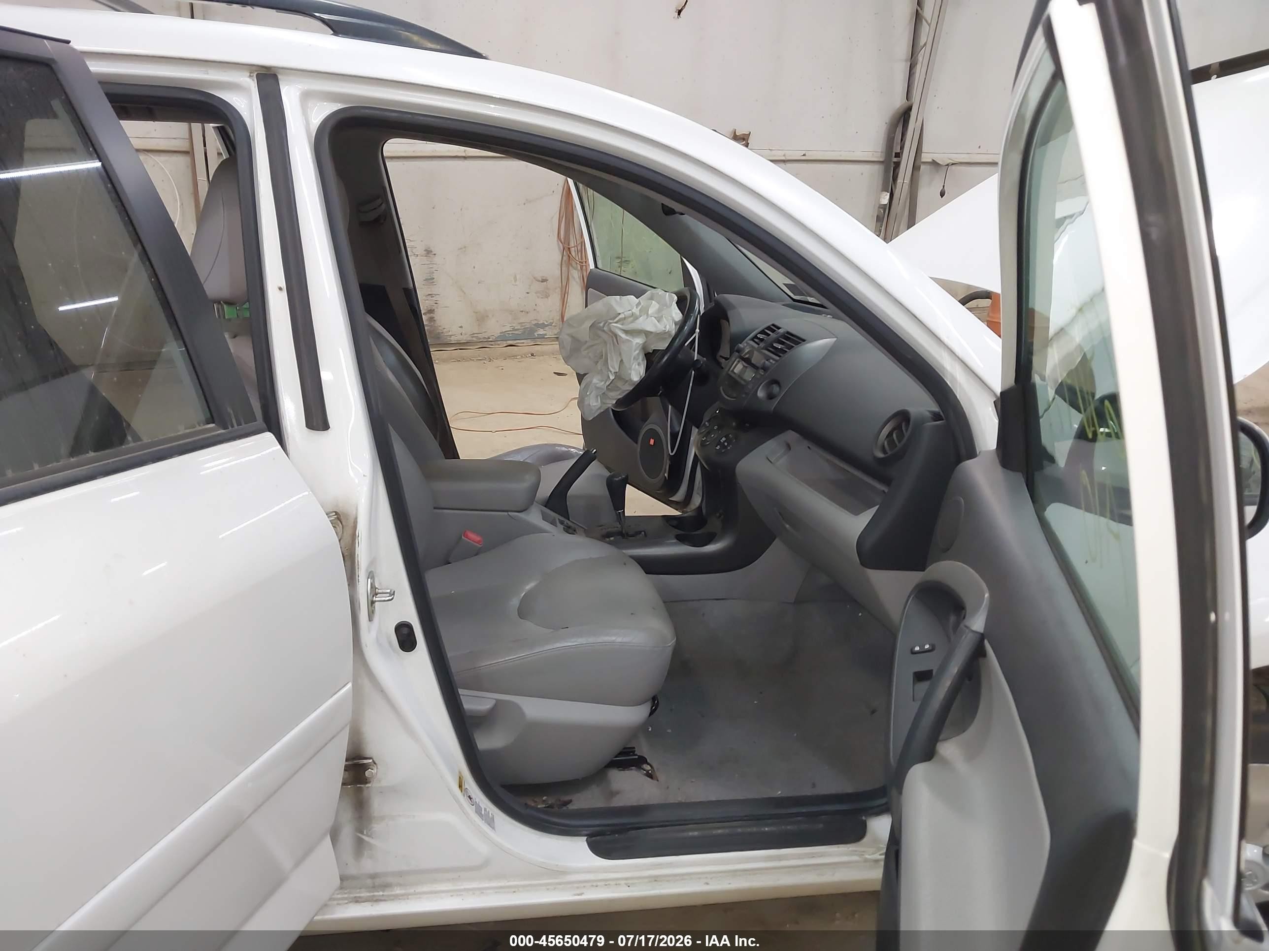 2010 Toyota Rav4 Limited V6 White vin: 2T3DK4DV4AW017549