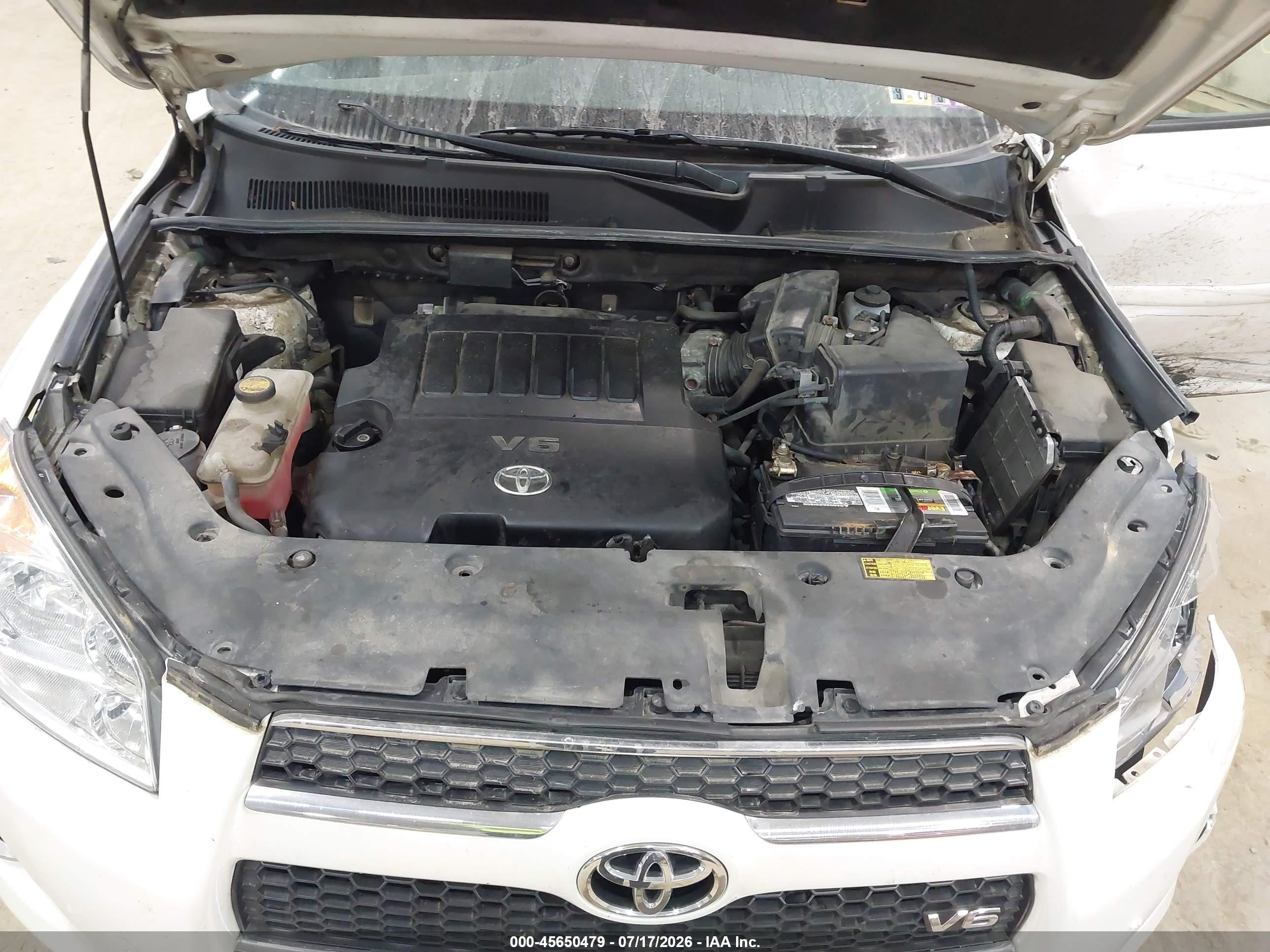 2010 Toyota Rav4 Limited V6 White vin: 2T3DK4DV4AW017549