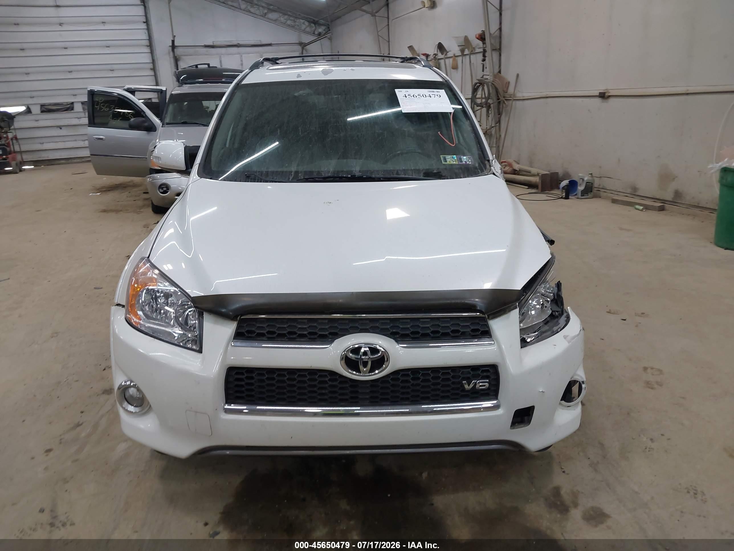 2010 Toyota Rav4 Limited V6 White vin: 2T3DK4DV4AW017549