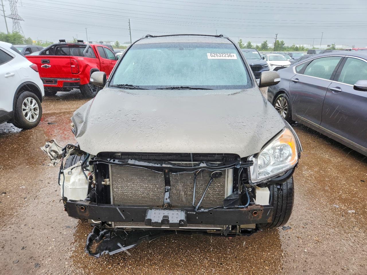 2011 Toyota Rav4 Limited Серый vin: 2T3DK4DV4BW058667